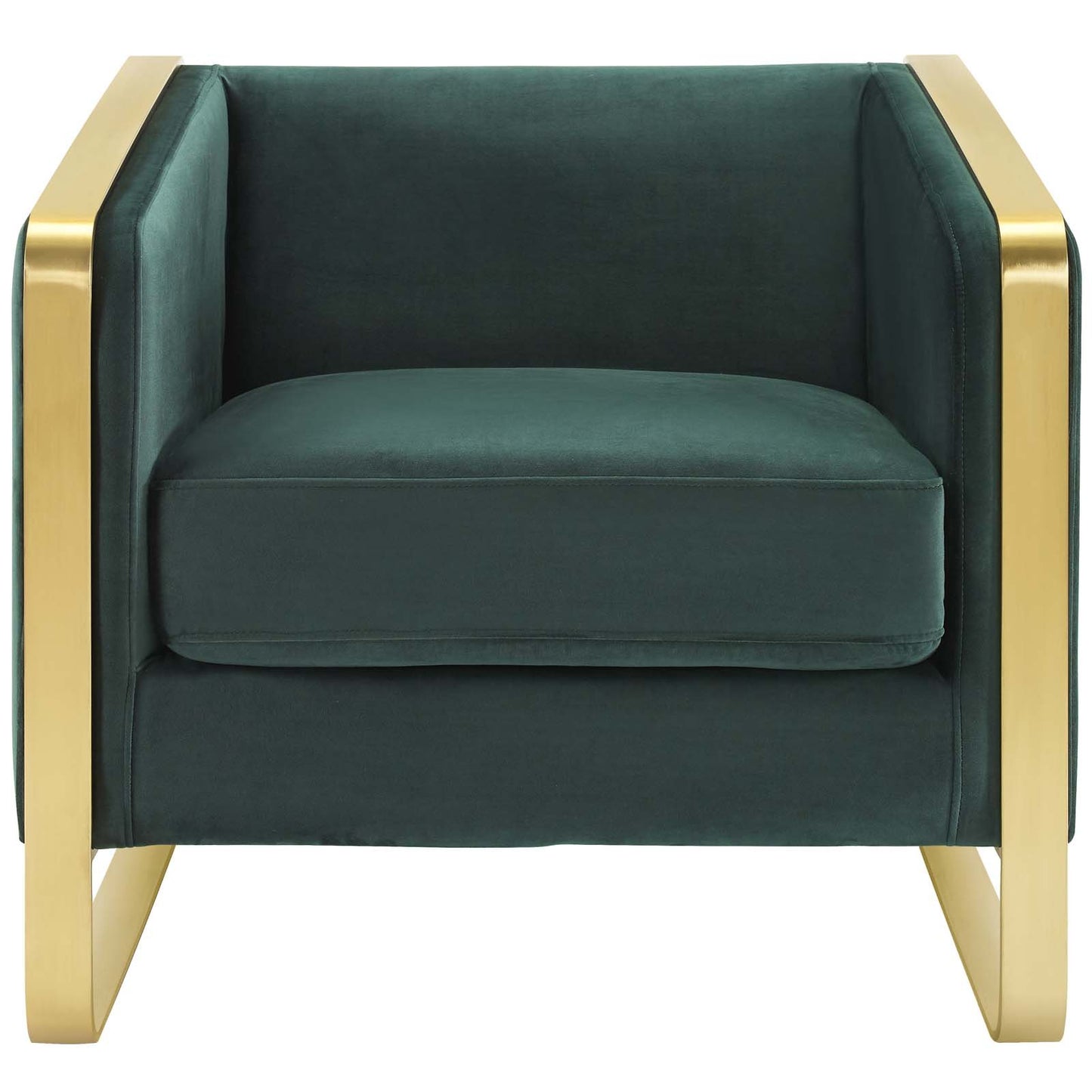Modway Visualize Accent Club Lounge Performance Velvet Armchair