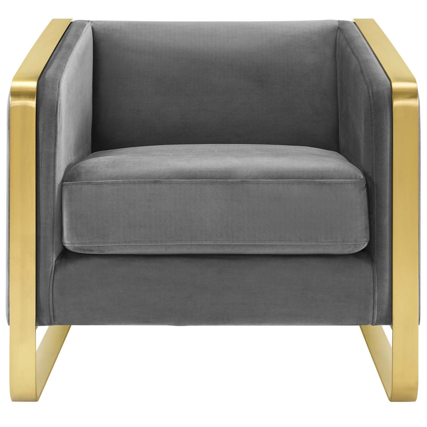 Modway Visualize Accent Club Lounge Performance Velvet Armchair
