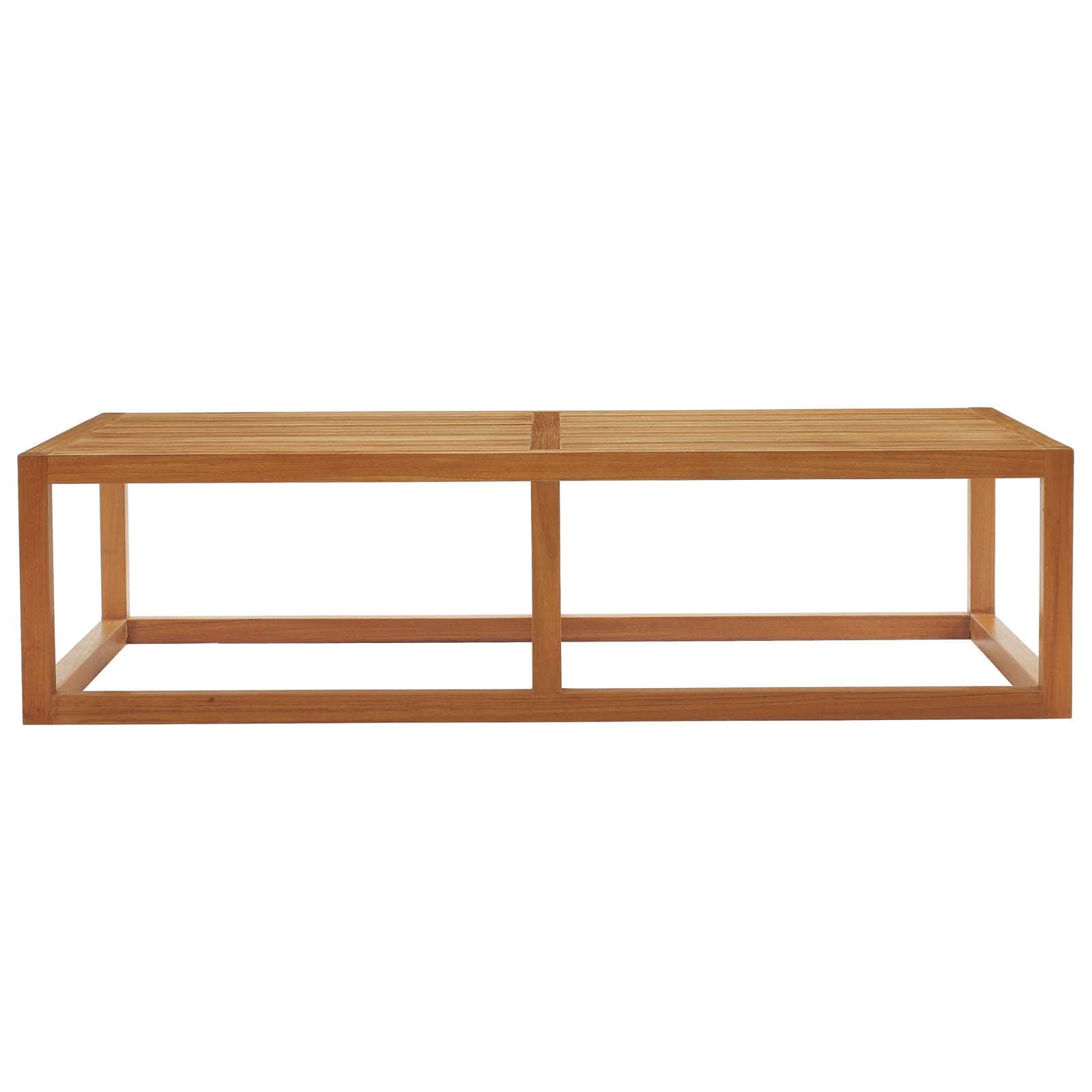 Modway Newbury Outdoor Patio Premium Grade A Teak Wood Coffee Table | Coffee Tables | Modishstore-2