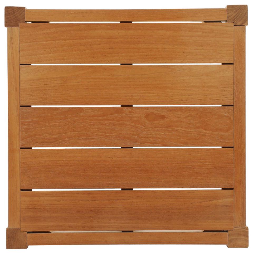 Modway Northlake Outdoor Patio Premium Grade A Teak Wood Side Table | Side Tables | Modishstore-4