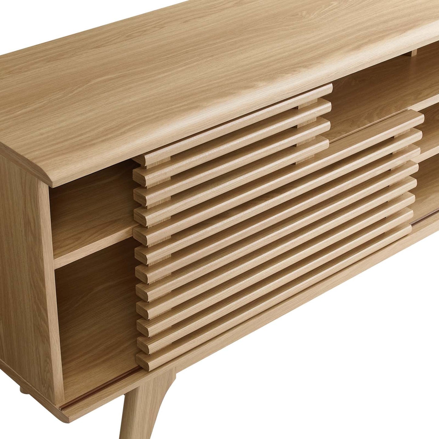 Modway Render 71" Media Console TV Stand in Walnut | TV Stands | Modishstore-9