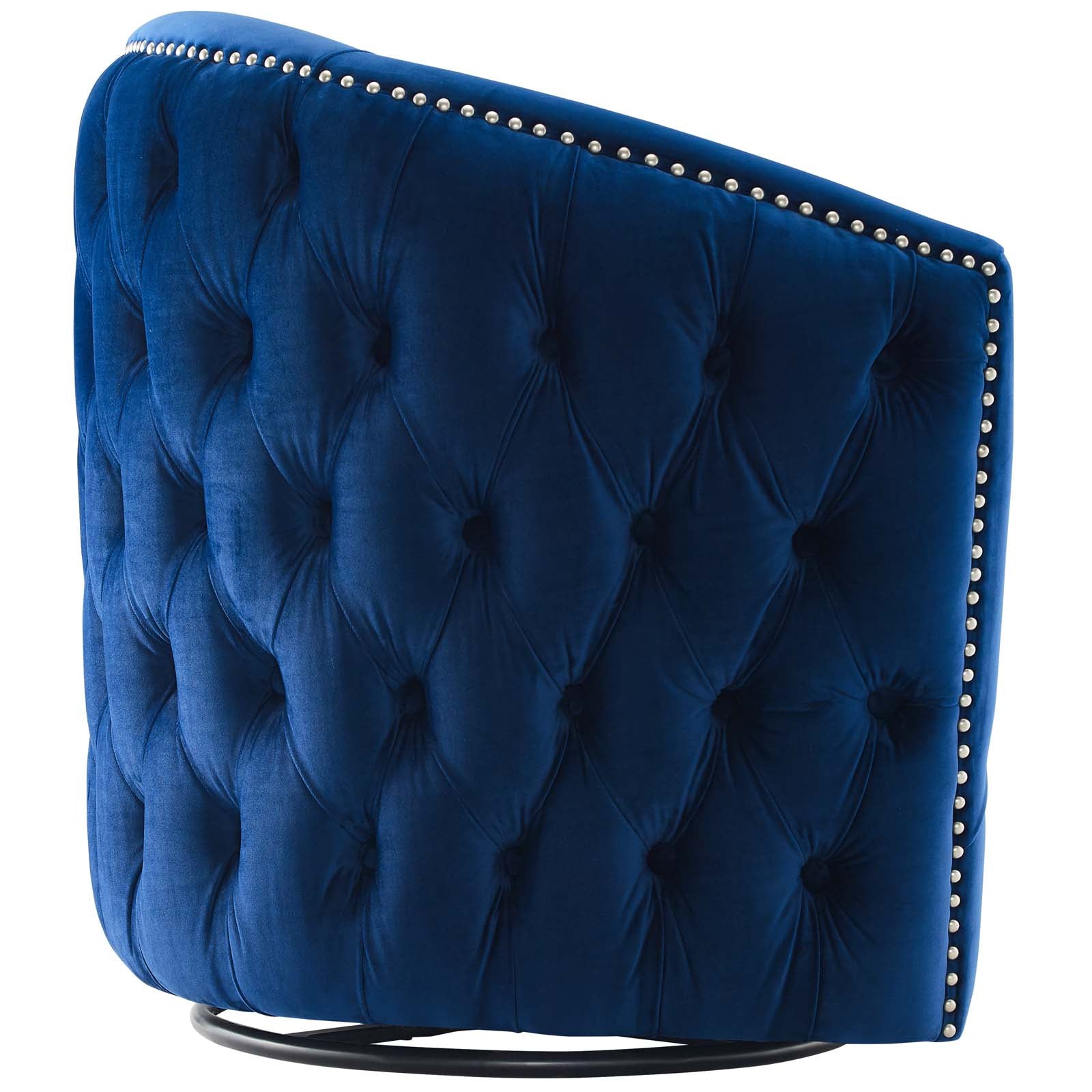 Modway Rogue Swivel Performance Velvet Armchair | Armchairs | Modishstore-9
