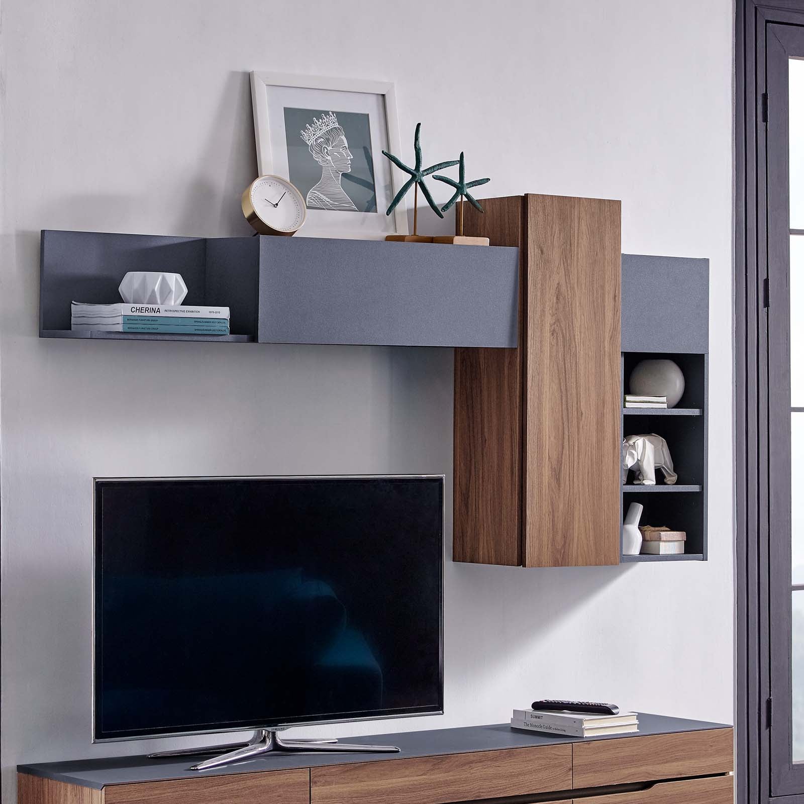 Modway Scope Wall Mounted Shelves | Wall Shelf | Modishstore