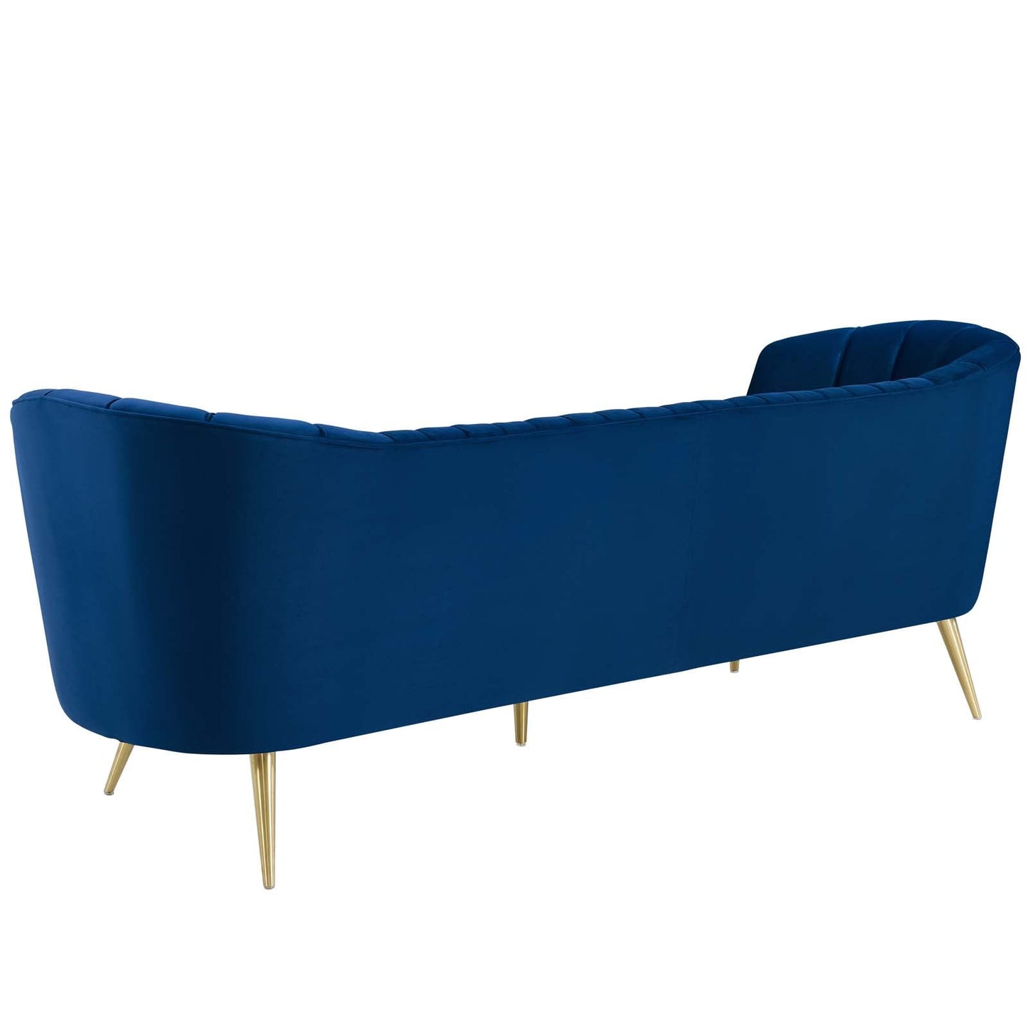 Modway Opportunity Vertical Channel Tufted Curved Performance Velvet Sofa | Sofas | Modishstore-16