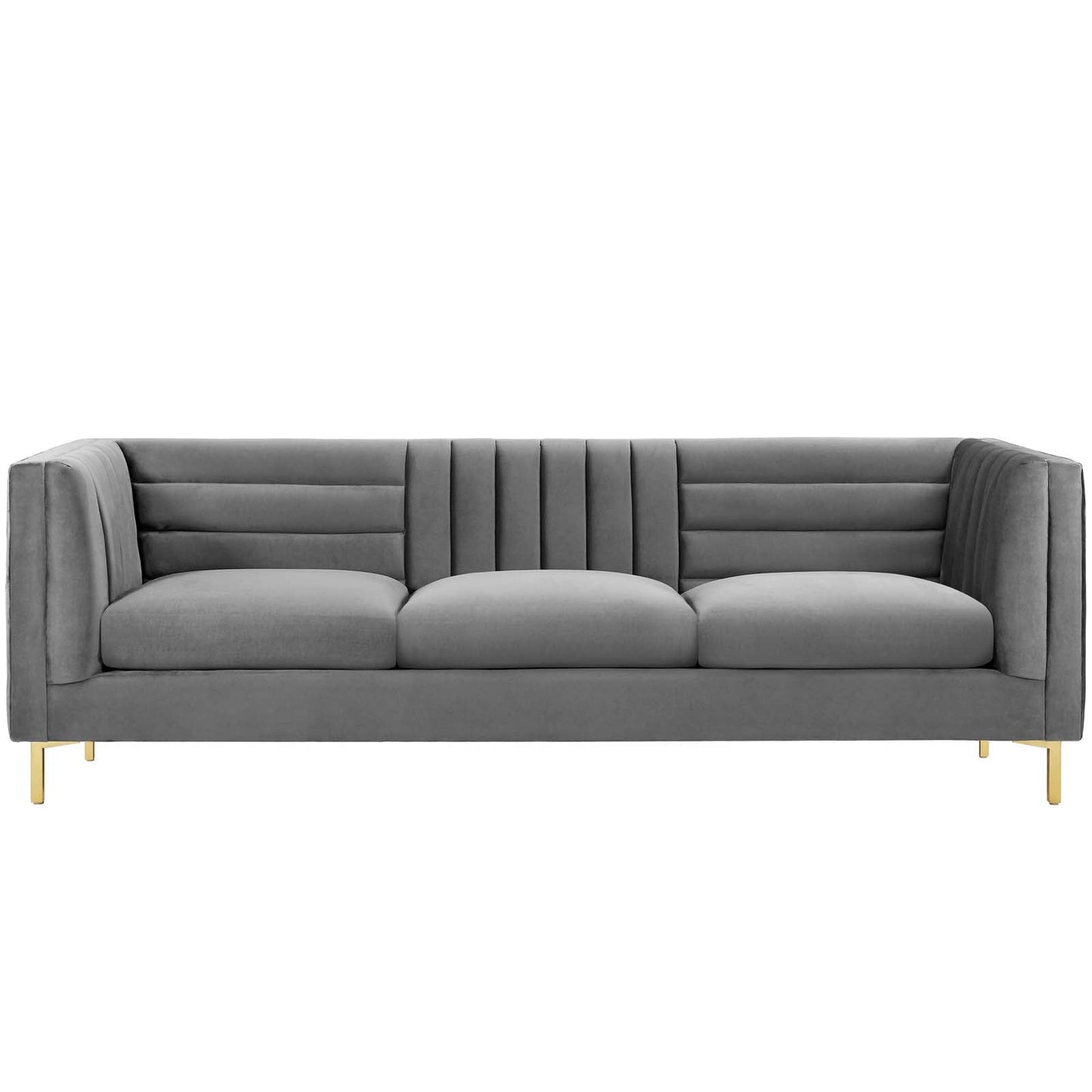 Modway Ingenuity Channel Tufted Performance Velvet Sofa | Sofas | 