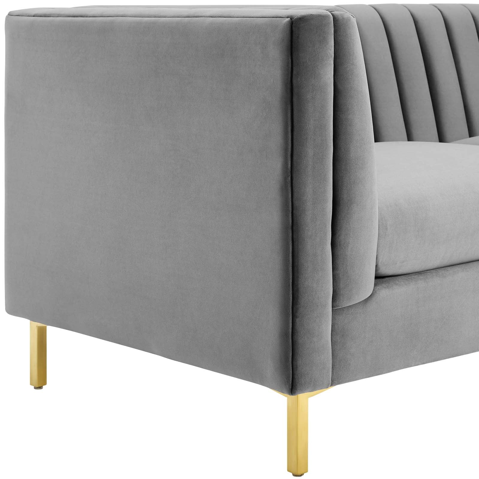 Modway Ingenuity Channel Tufted Performance Velvet Sofa | Sofas | 