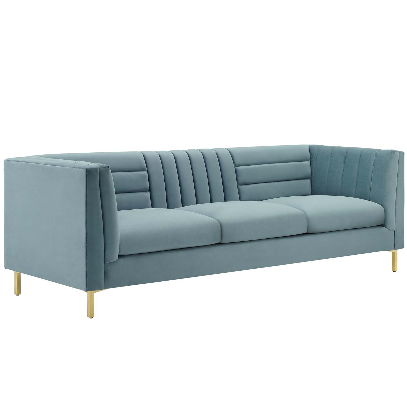 Modway Ingenuity Channel Tufted Performance Velvet Sofa | Sofas | 