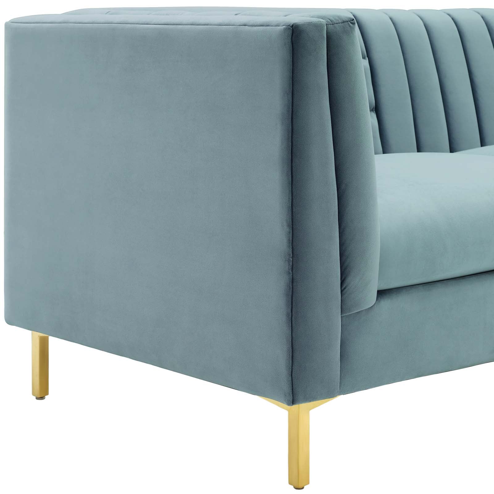 Modway Ingenuity Channel Tufted Performance Velvet Sofa | Sofas | 