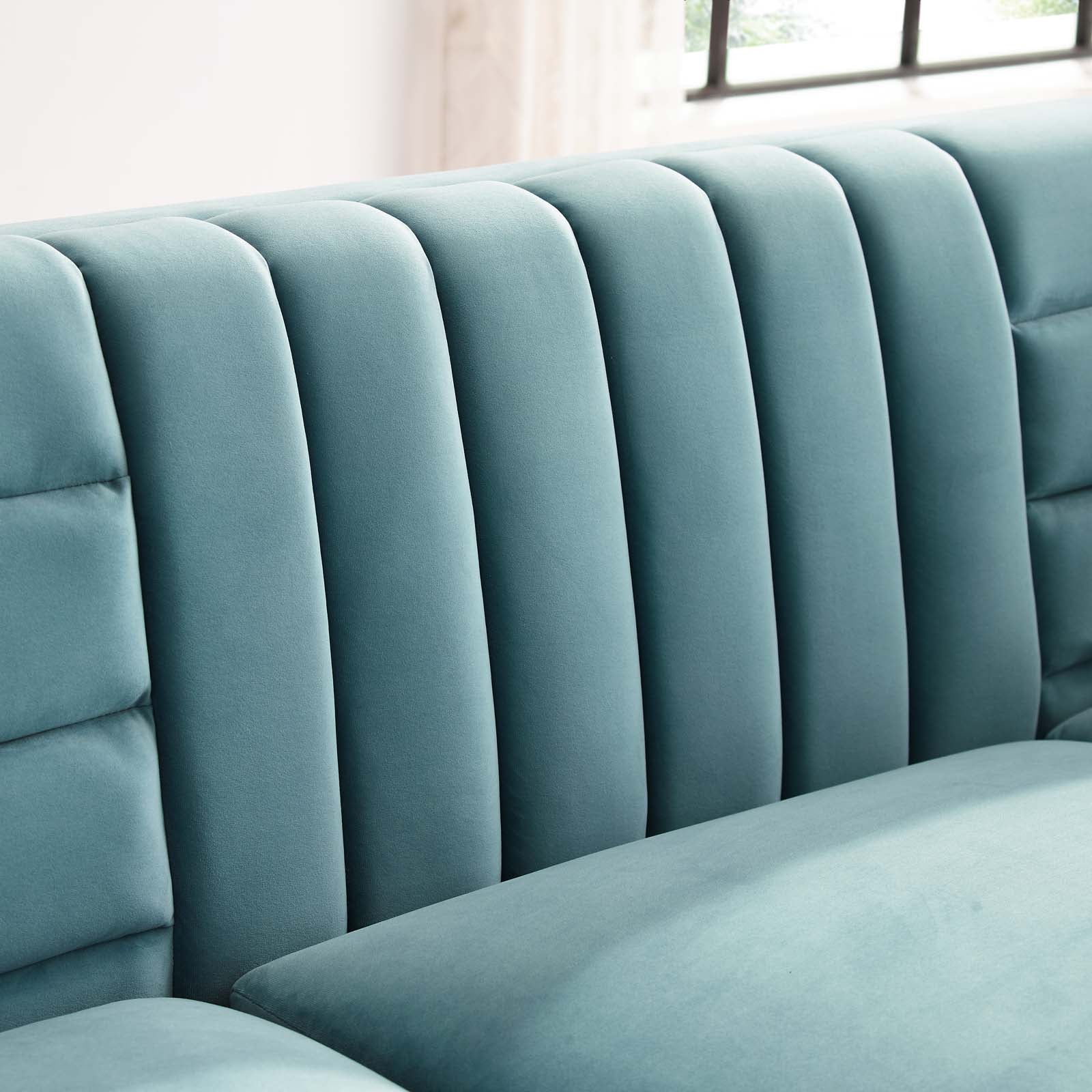 Modway Ingenuity Channel Tufted Performance Velvet Sofa | Sofas | 