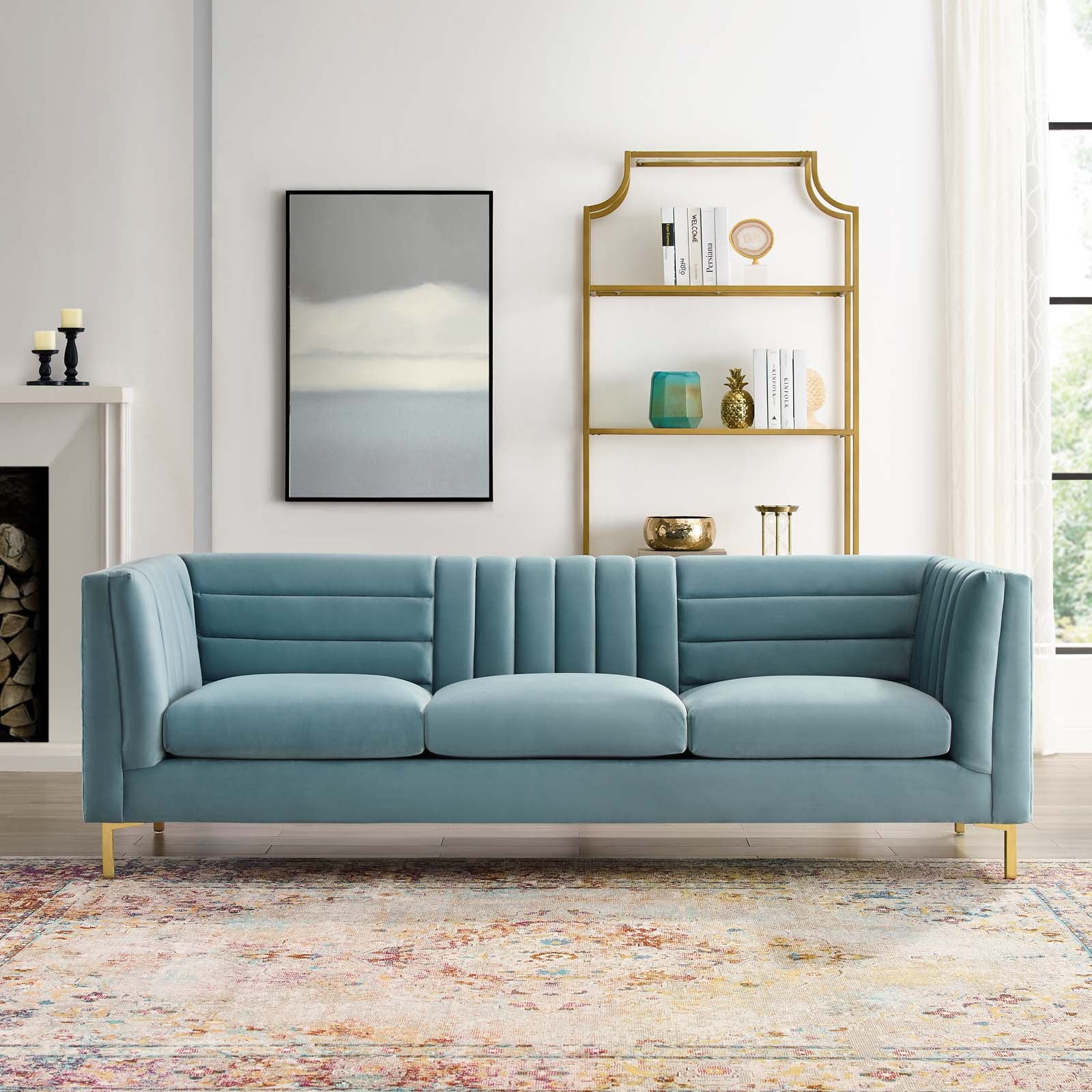 Modway Ingenuity Channel Tufted Performance Velvet Sofa | Sofas | 