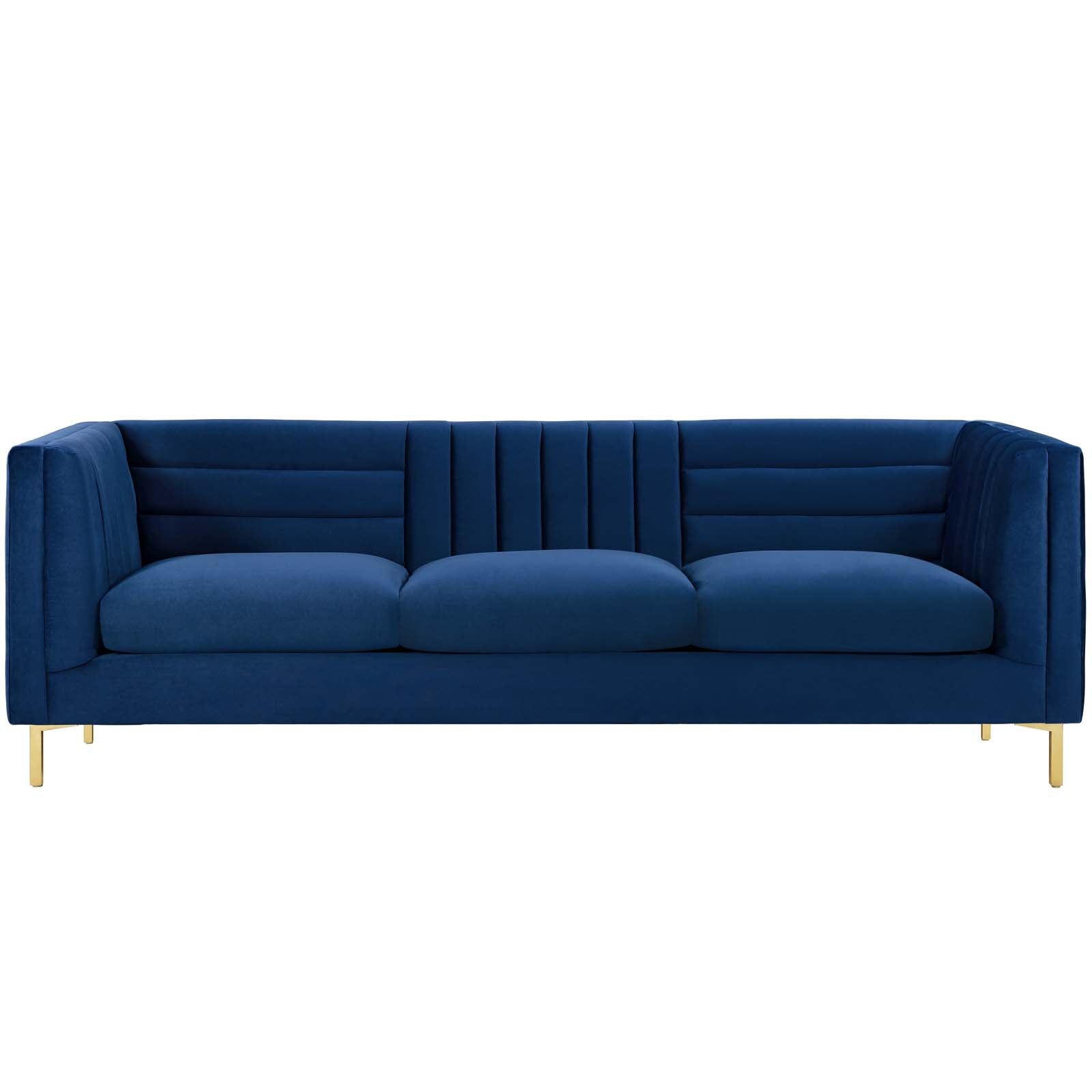 Modway Ingenuity Channel Tufted Performance Velvet Sofa | Sofas | 