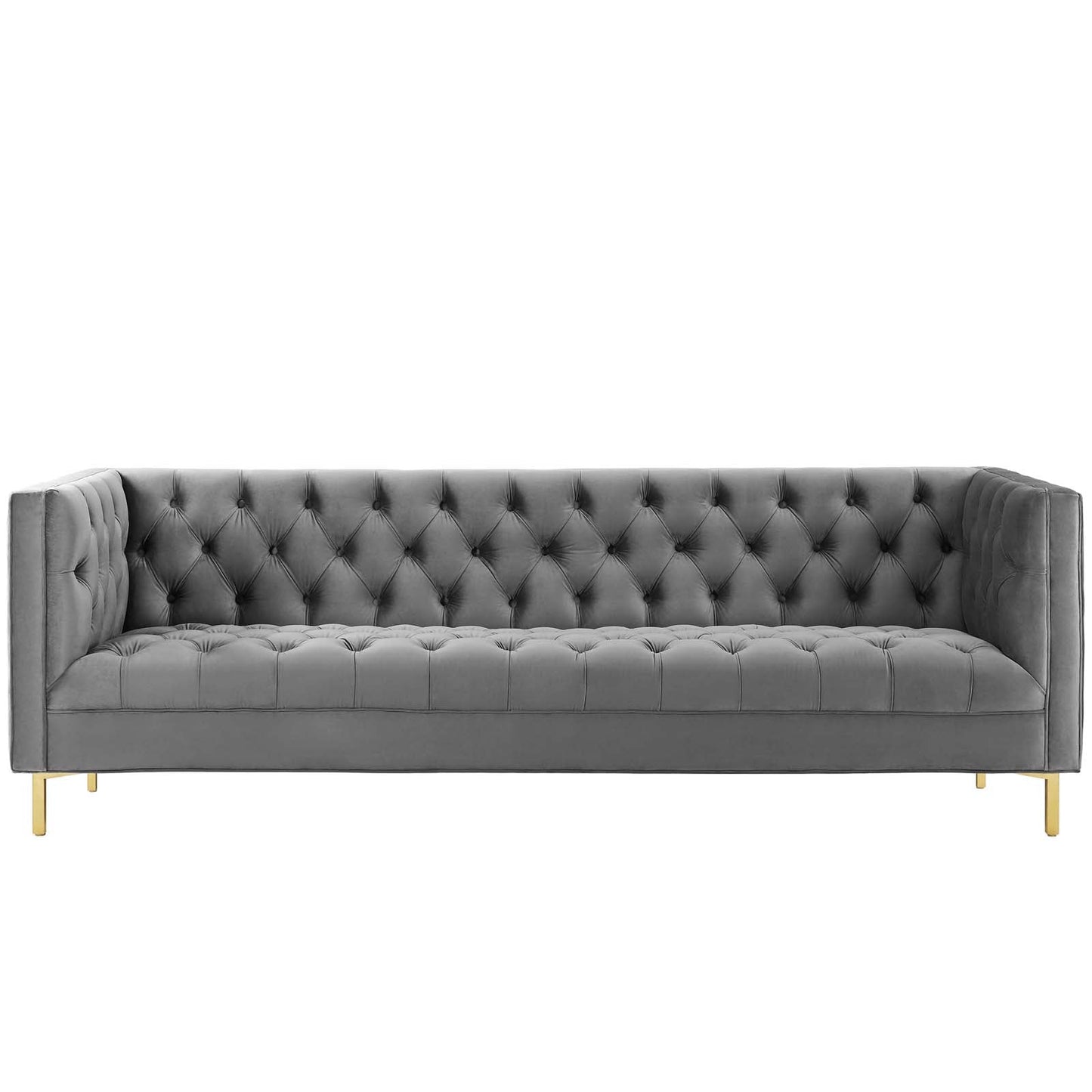 Modway Delight Tufted Button Performance Velvet Sofa | sofas | 