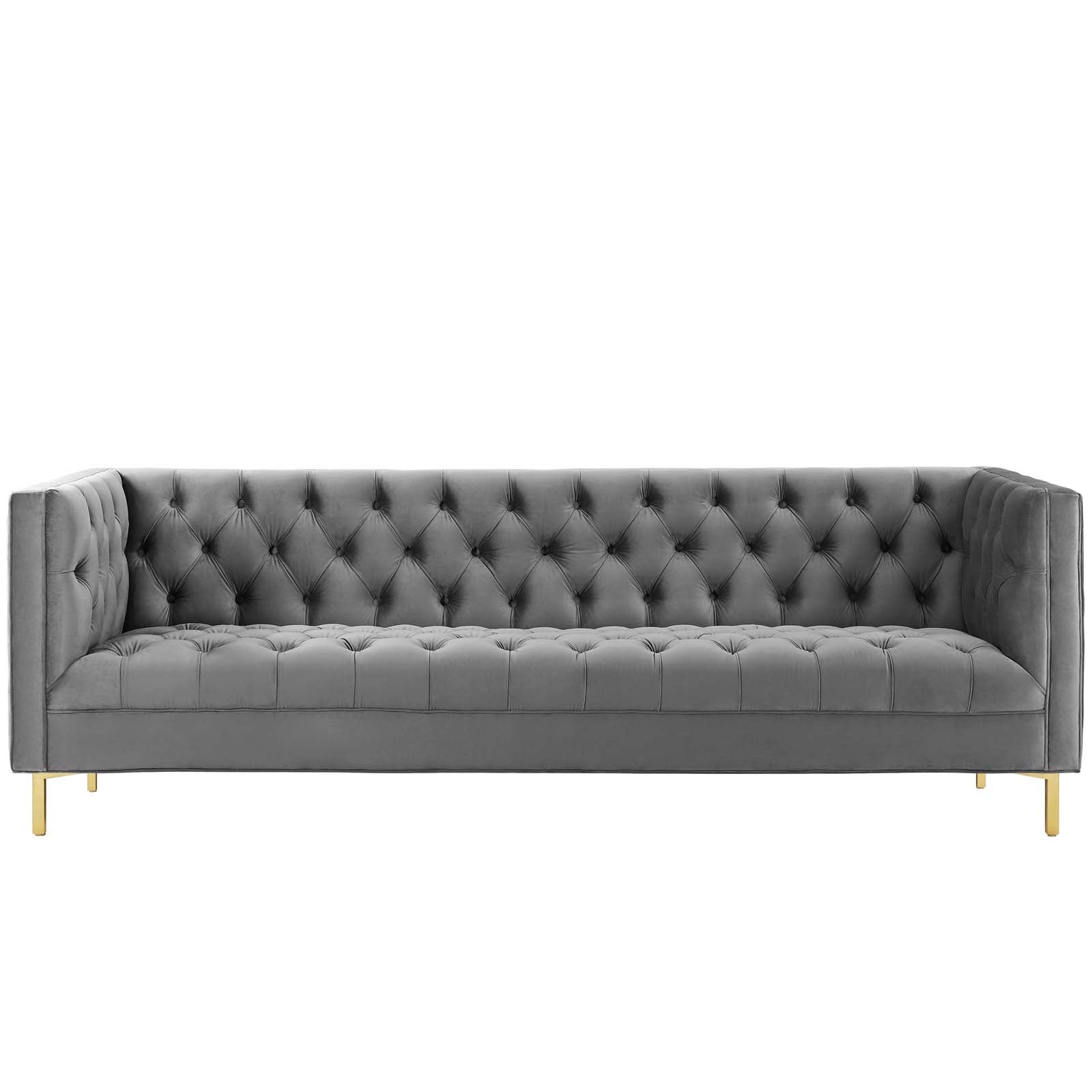 Modway Delight Tufted Button Performance Velvet Sofa | sofas | 