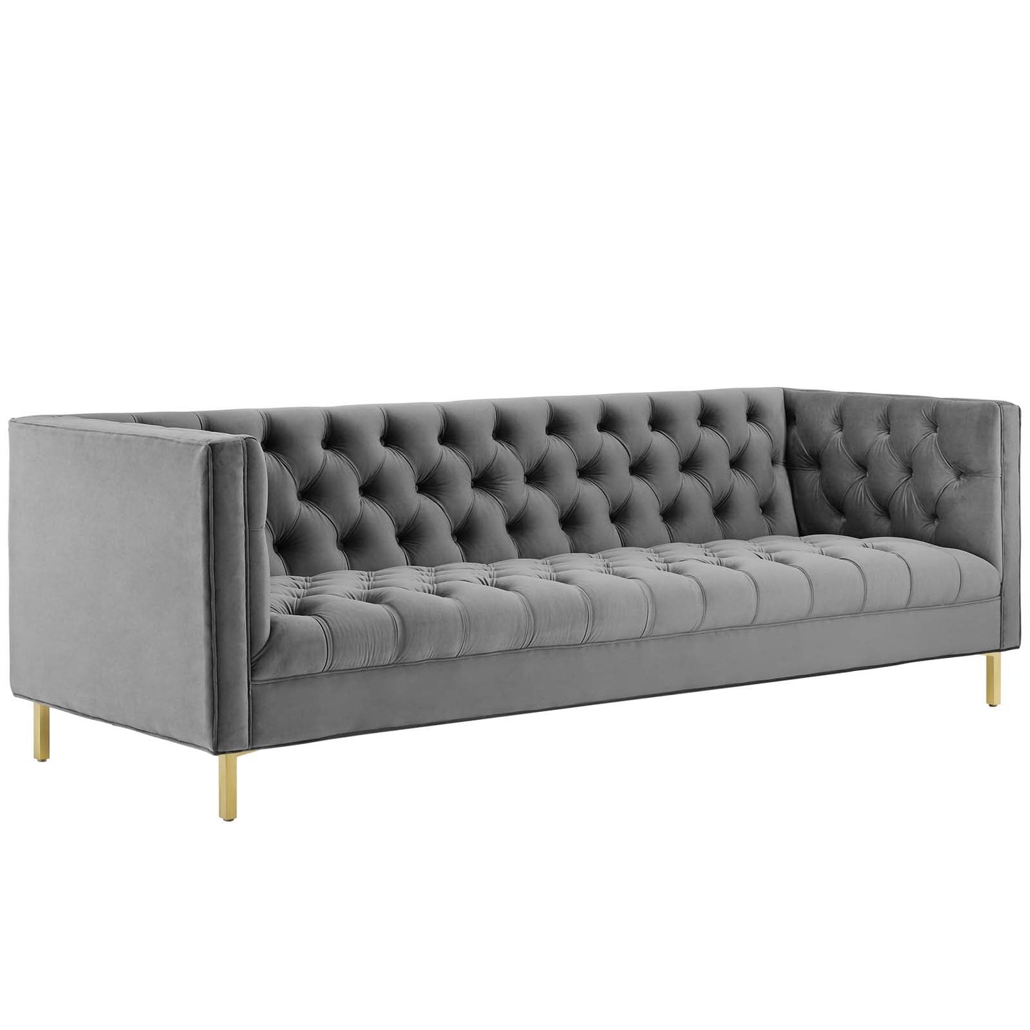 Modway Delight Tufted Button Performance Velvet Sofa | sofas | 