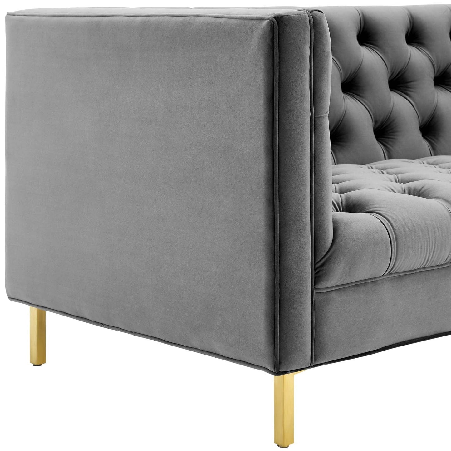 Modway Delight Tufted Button Performance Velvet Sofa | sofas | 