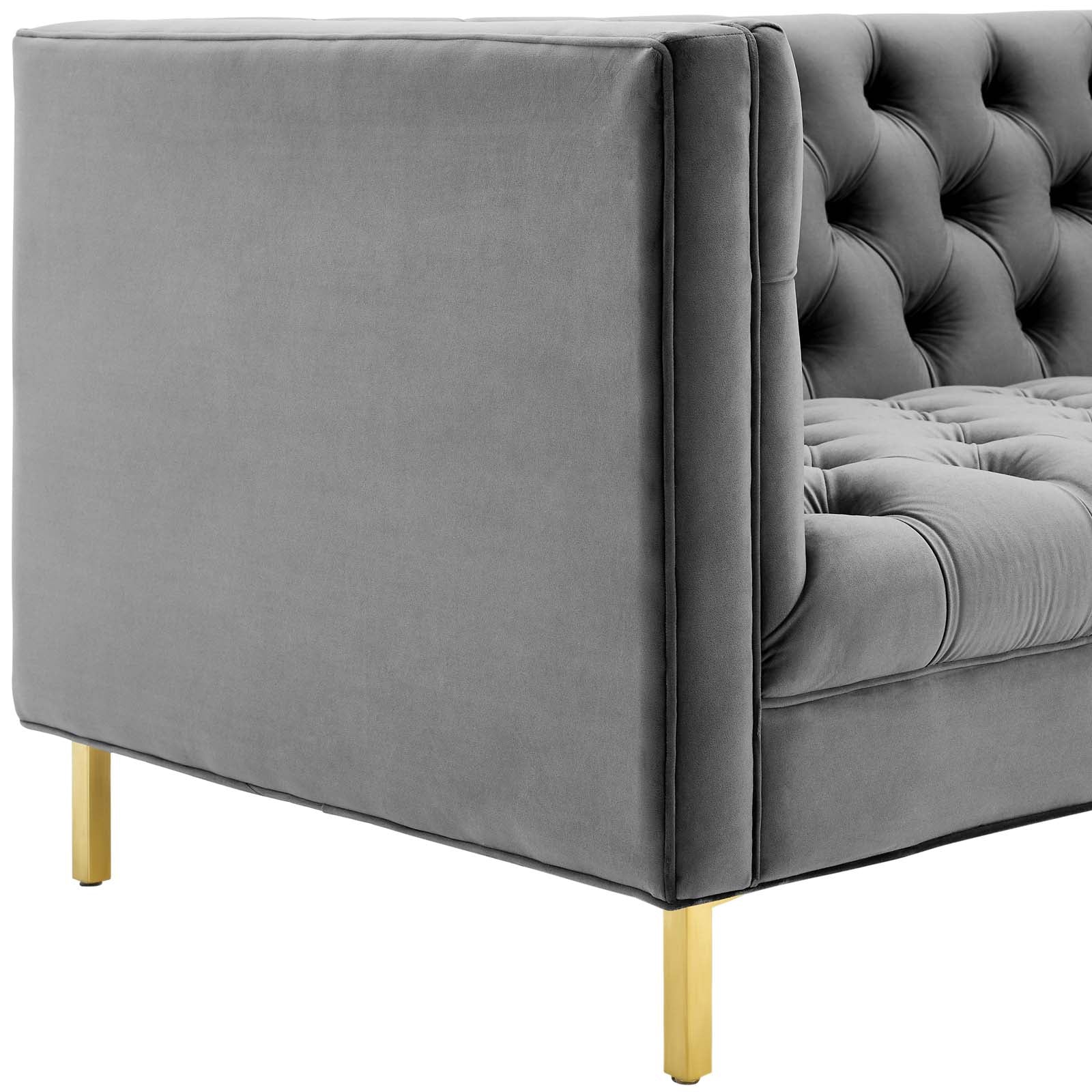 Modway Delight Tufted Button Performance Velvet Sofa | sofas | 