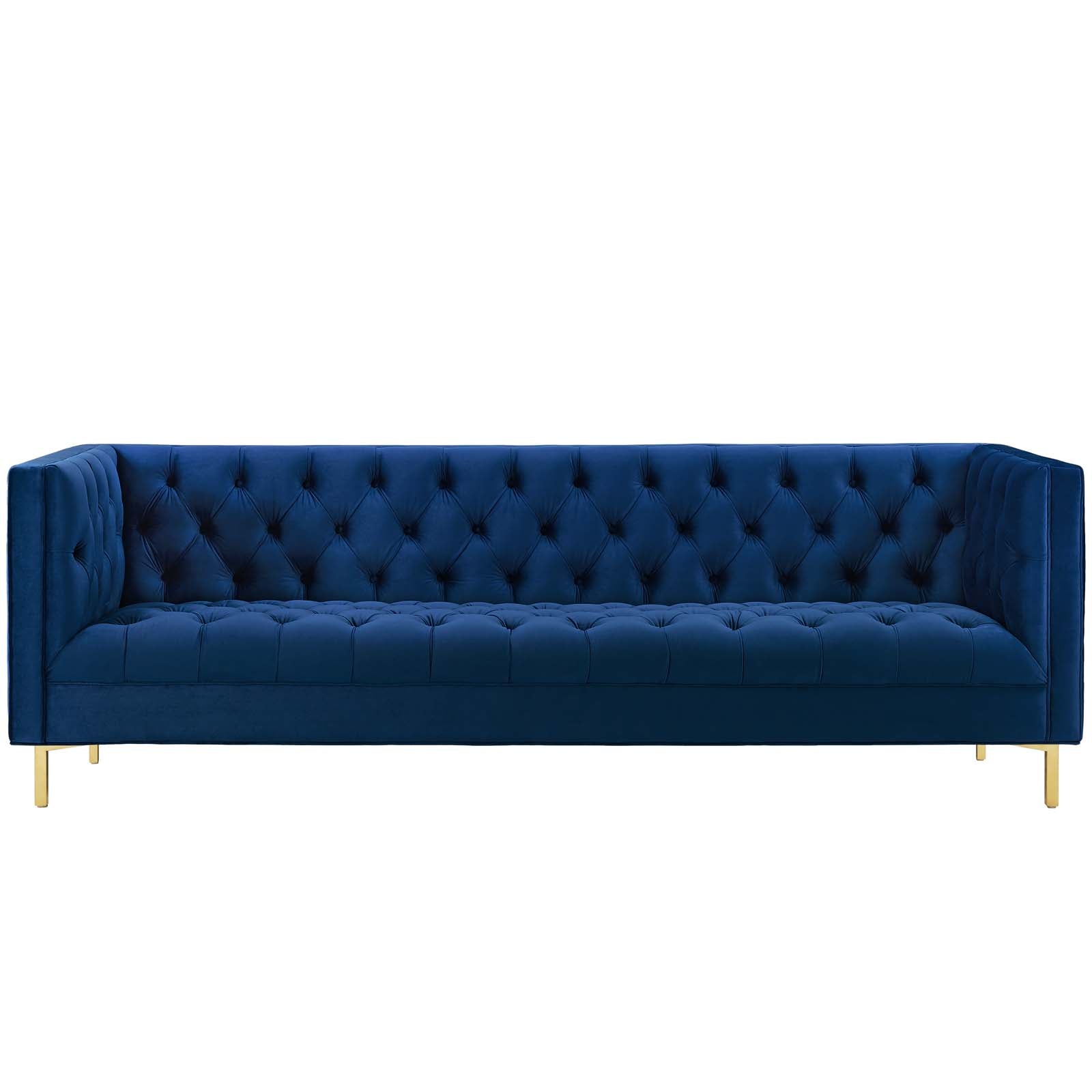 Modway Delight Tufted Button Performance Velvet Sofa | sofas | 