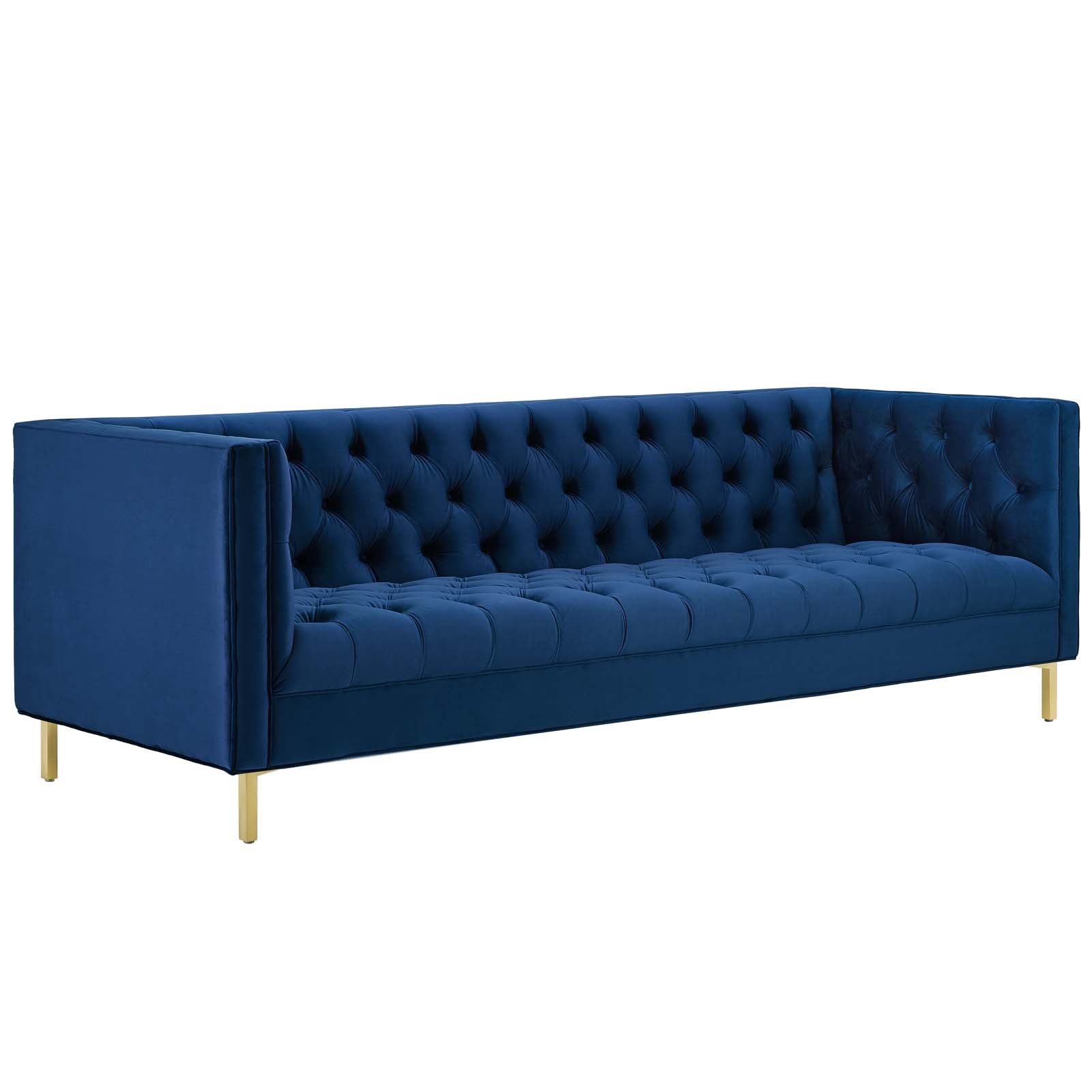 Modway Delight Tufted Button Performance Velvet Sofa | sofas | 
