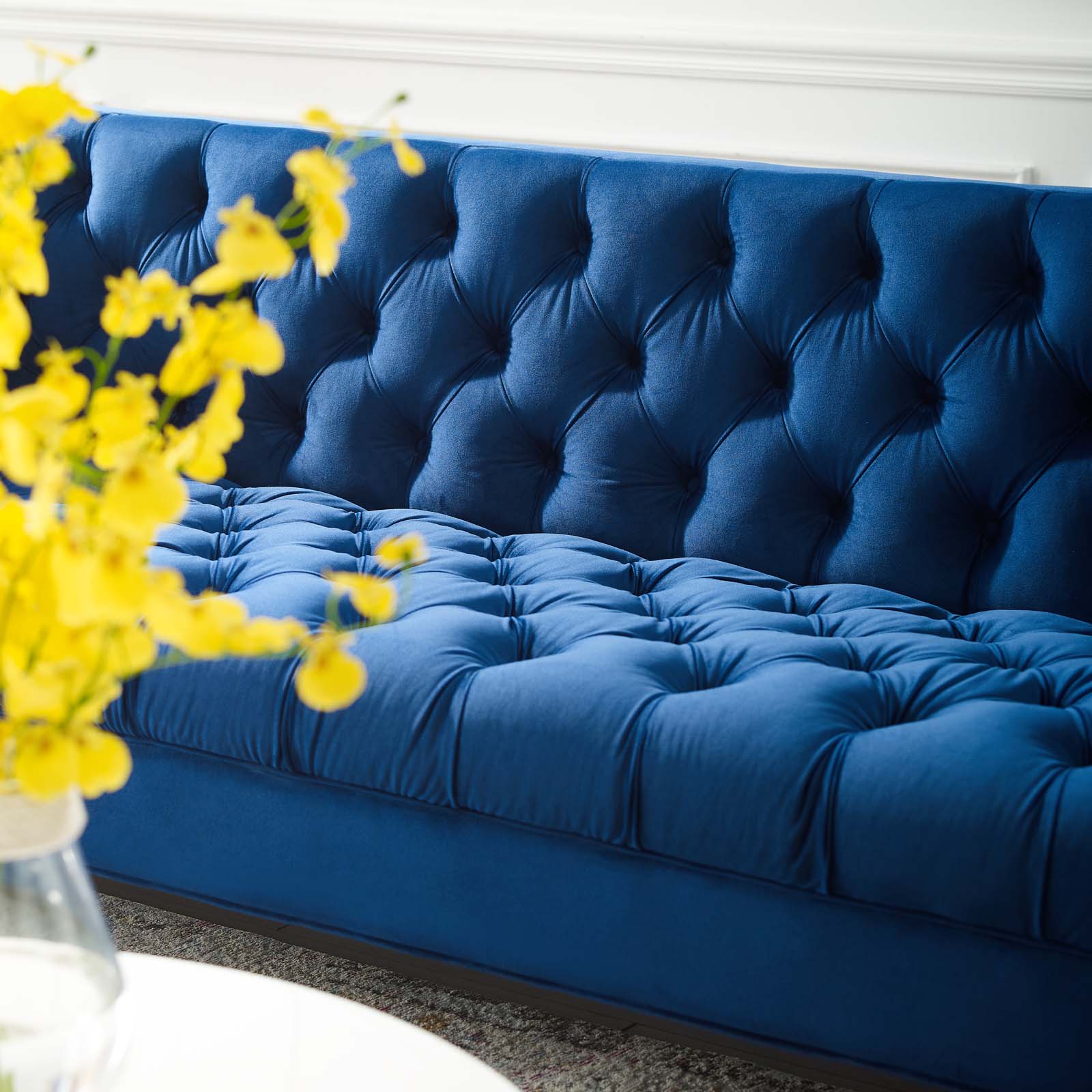 Modway Delight Tufted Button Performance Velvet Sofa | sofas | 