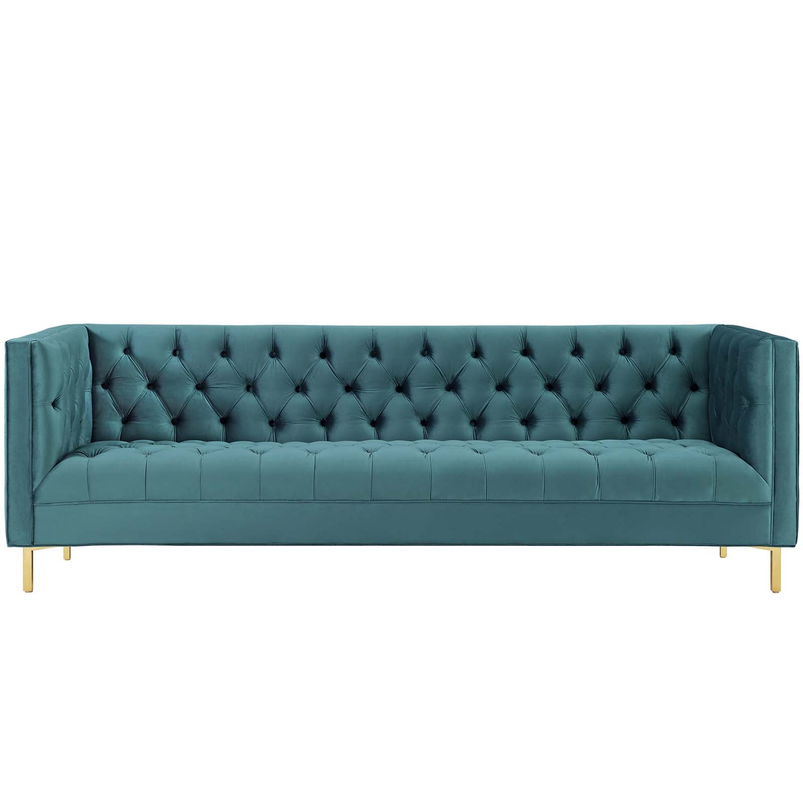 Modway Delight Tufted Button Performance Velvet Sofa | sofas | 