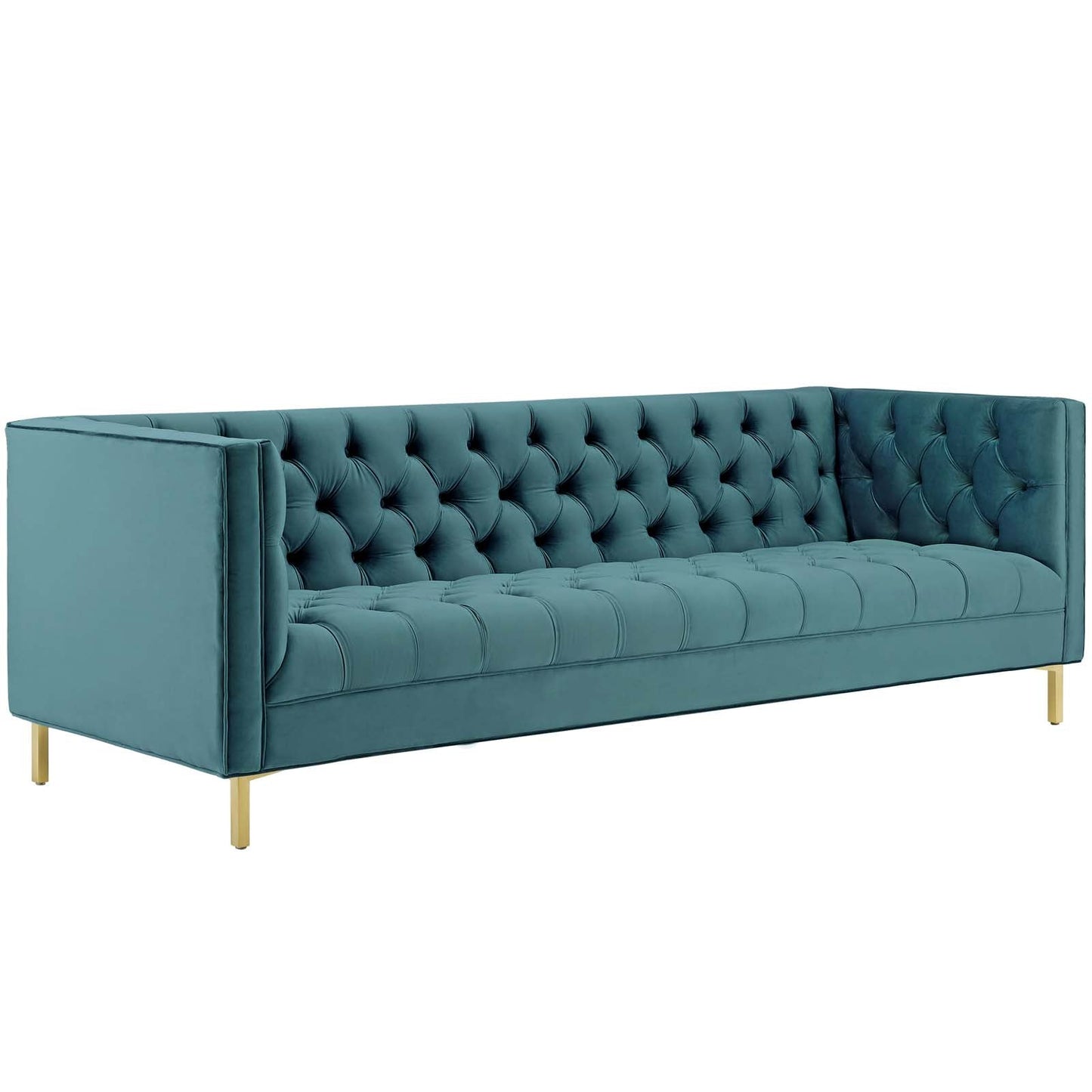 Modway Delight Tufted Button Performance Velvet Sofa | sofas | 