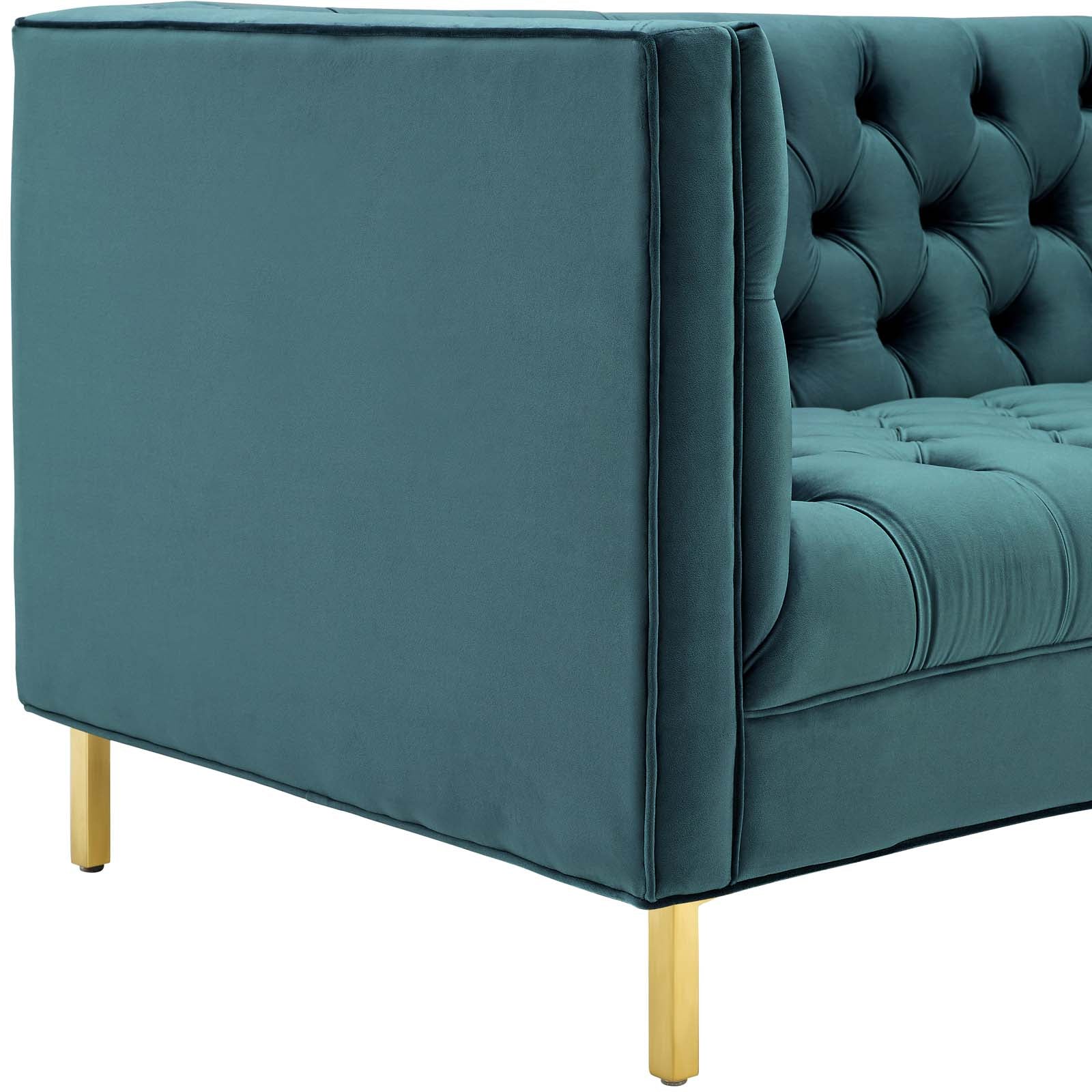 Modway Delight Tufted Button Performance Velvet Sofa | sofas | 