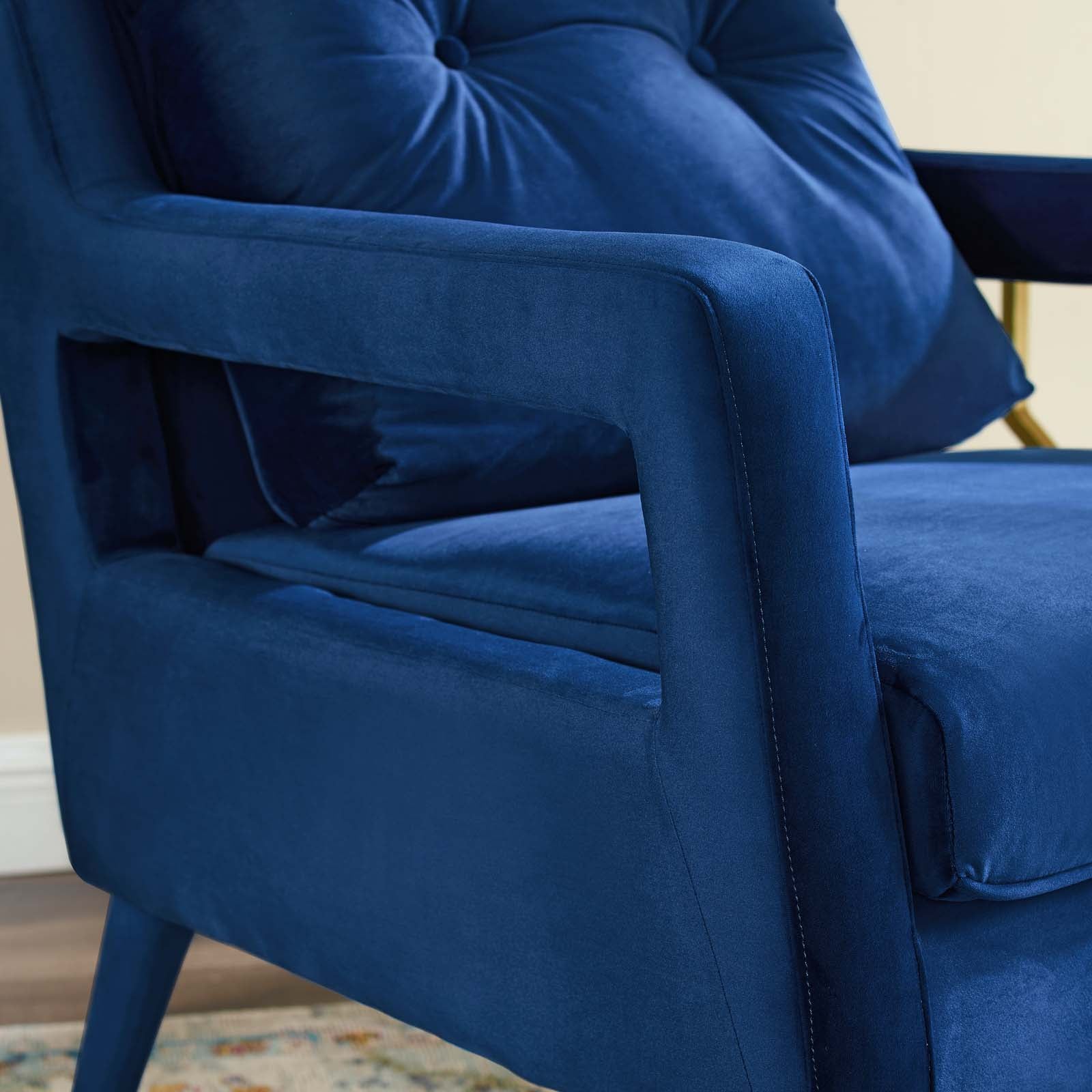 Premise Accent Lounge Performance Velvet Armchair By Modway - EEI-3457 | Armchairs | Modishstore - 8