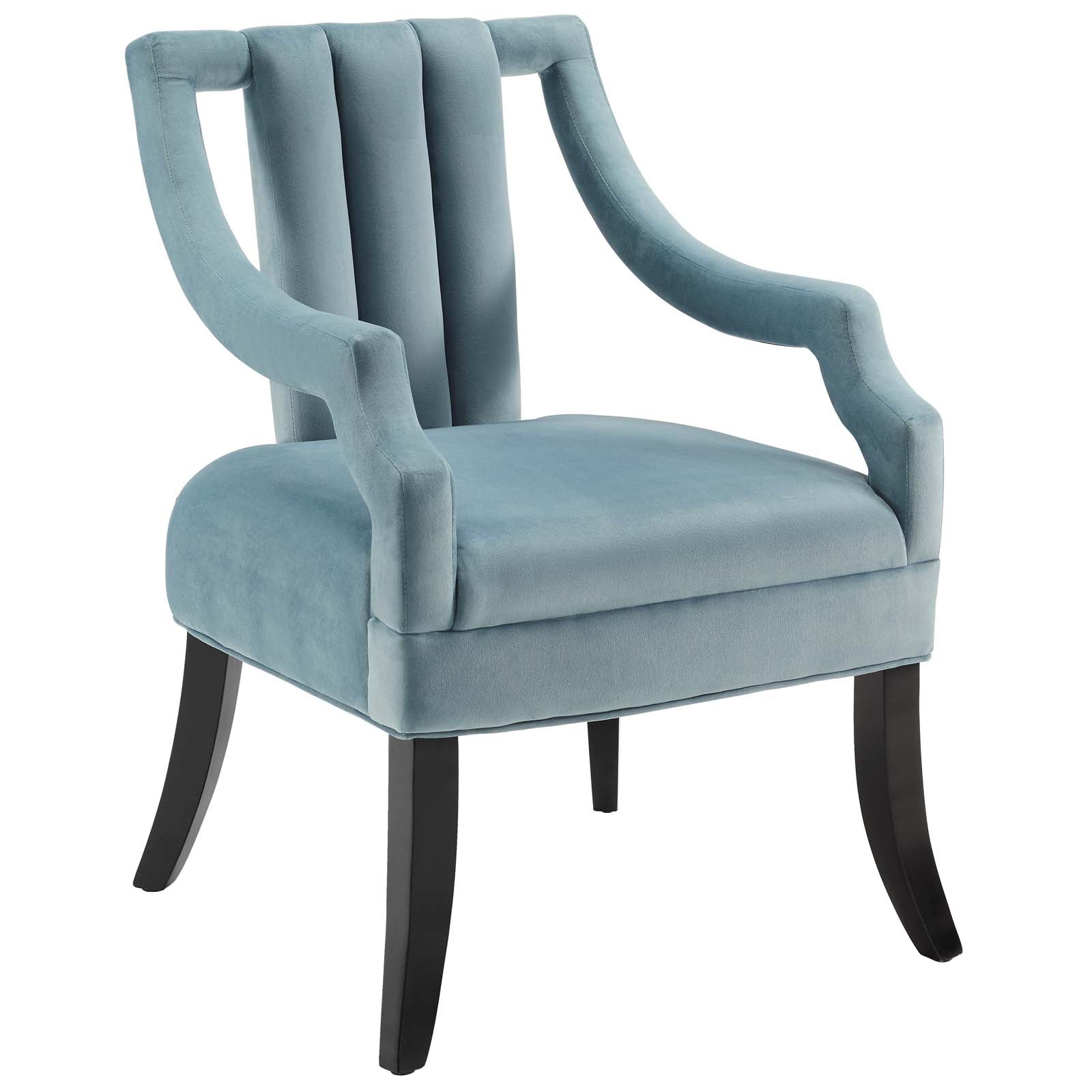 Modway Harken Performance Velvet Accent Chair | Accent Chairs | 