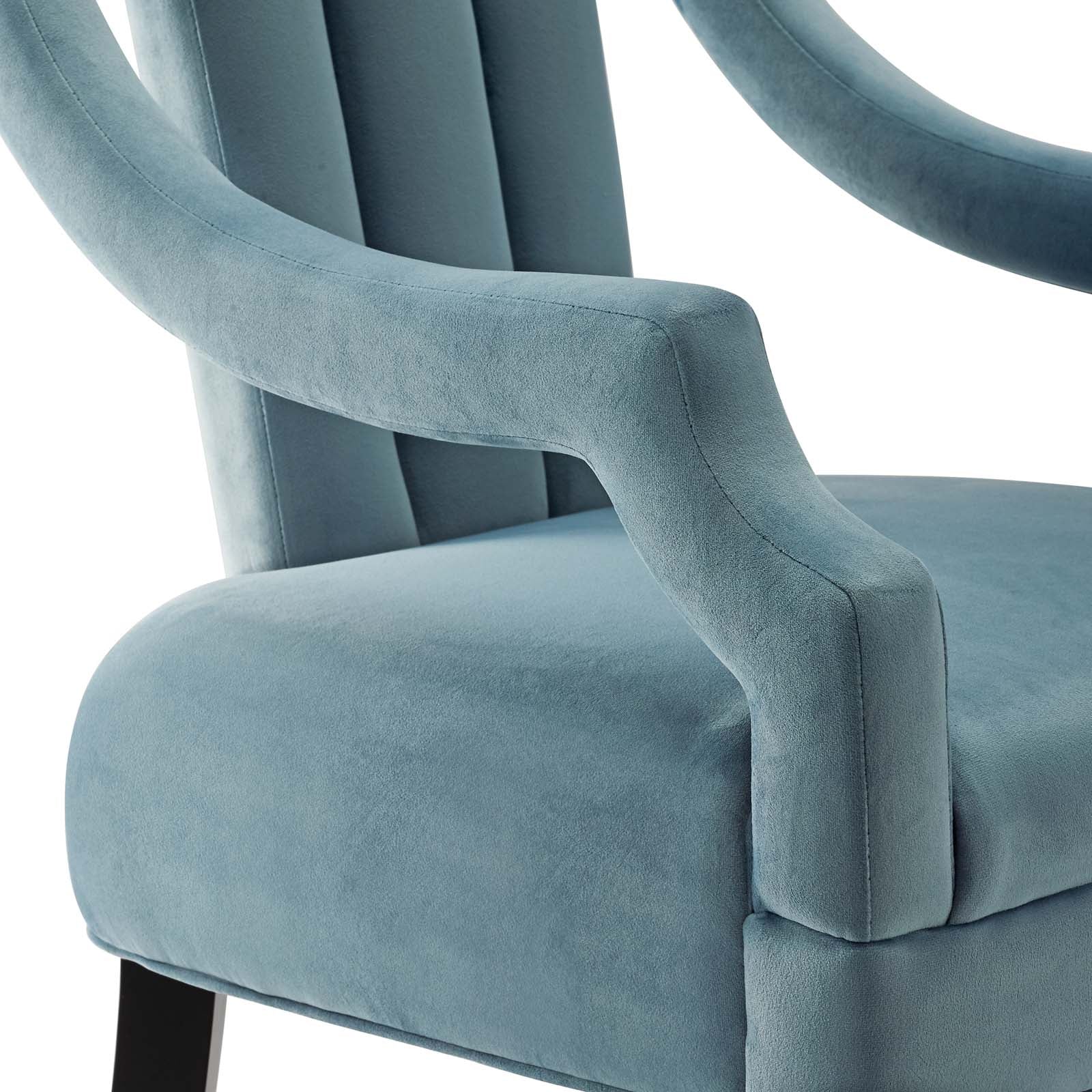Modway Harken Performance Velvet Accent Chair | Accent Chairs | 