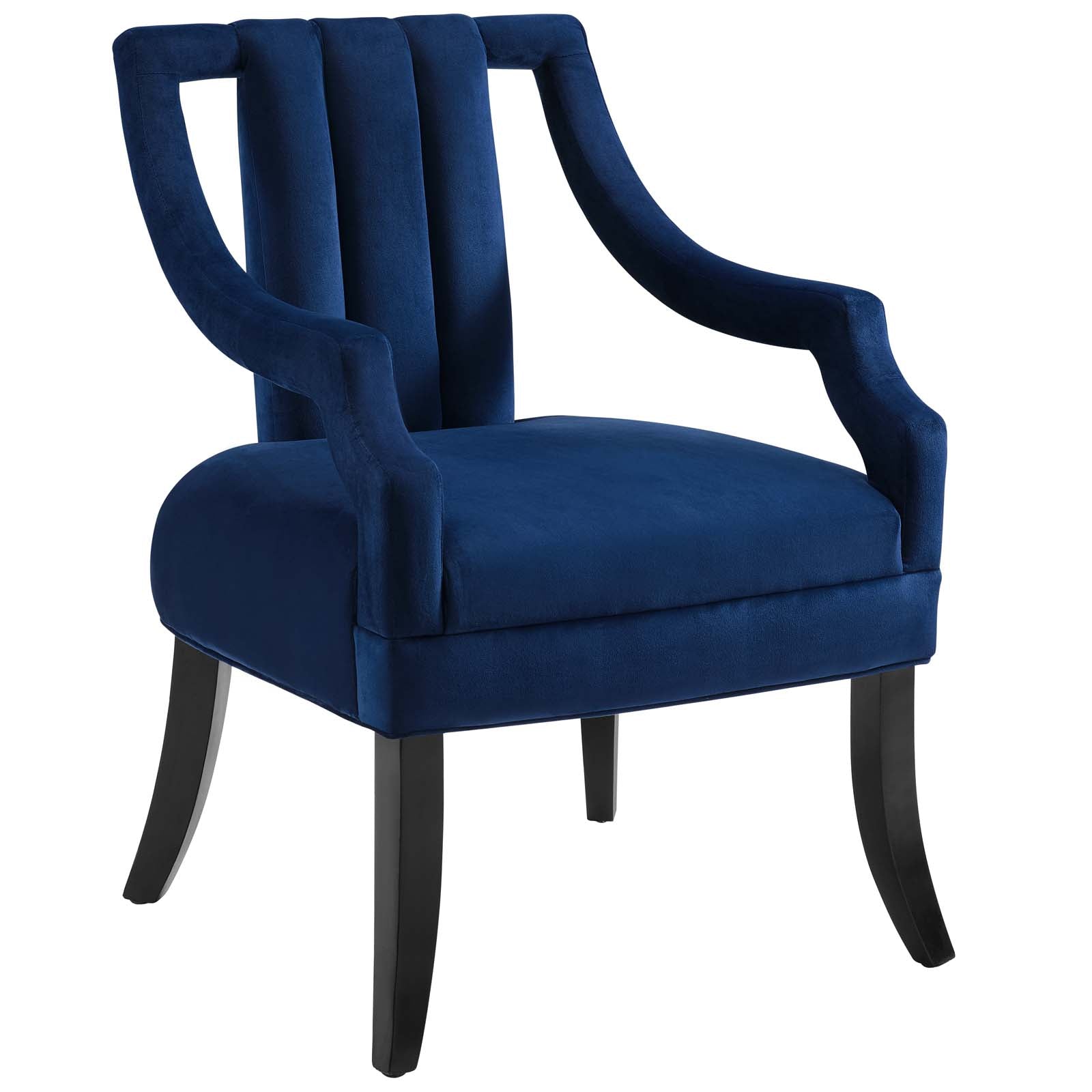 Modway Harken Performance Velvet Accent Chair | Accent Chairs | 