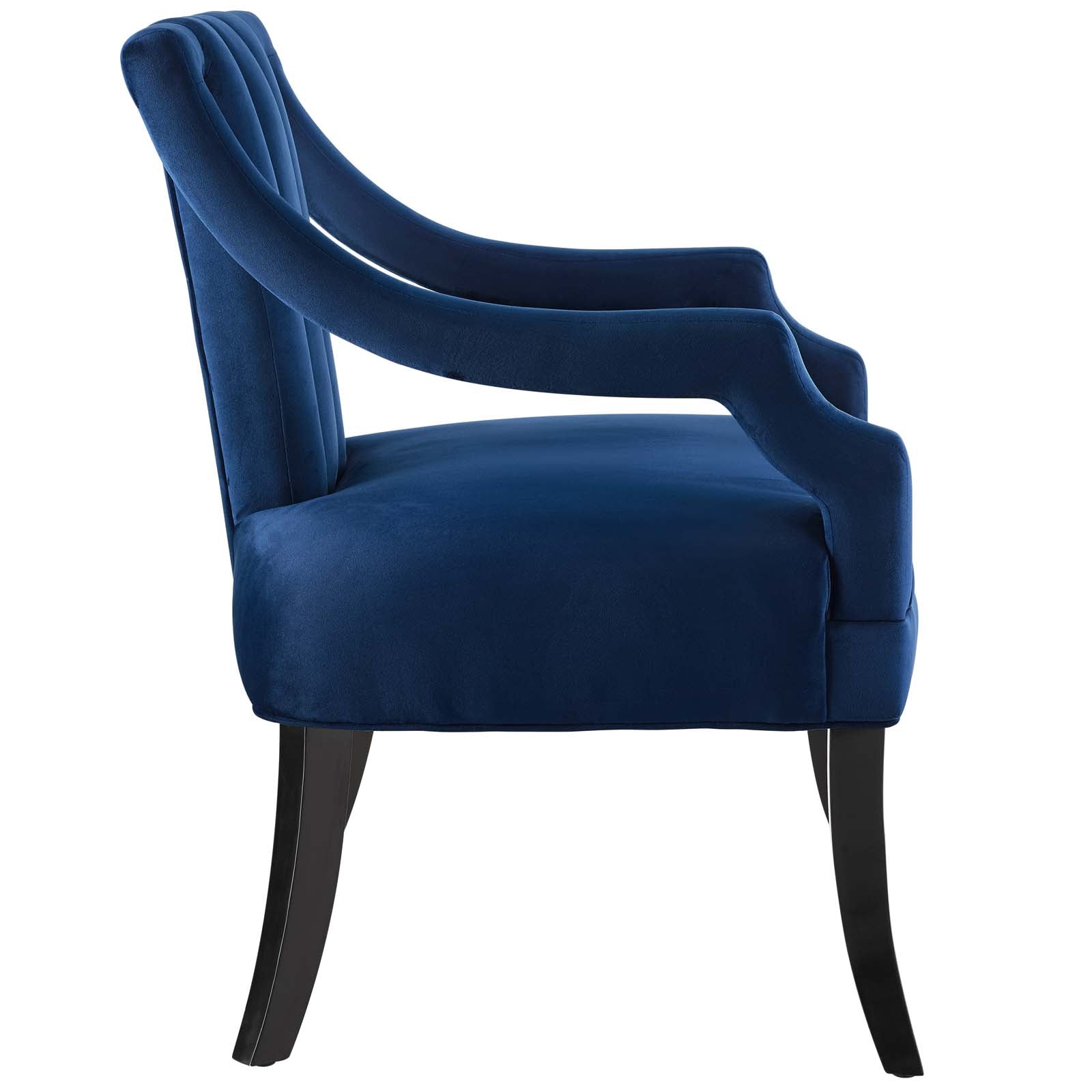 Modway Harken Performance Velvet Accent Chair | Accent Chairs | 