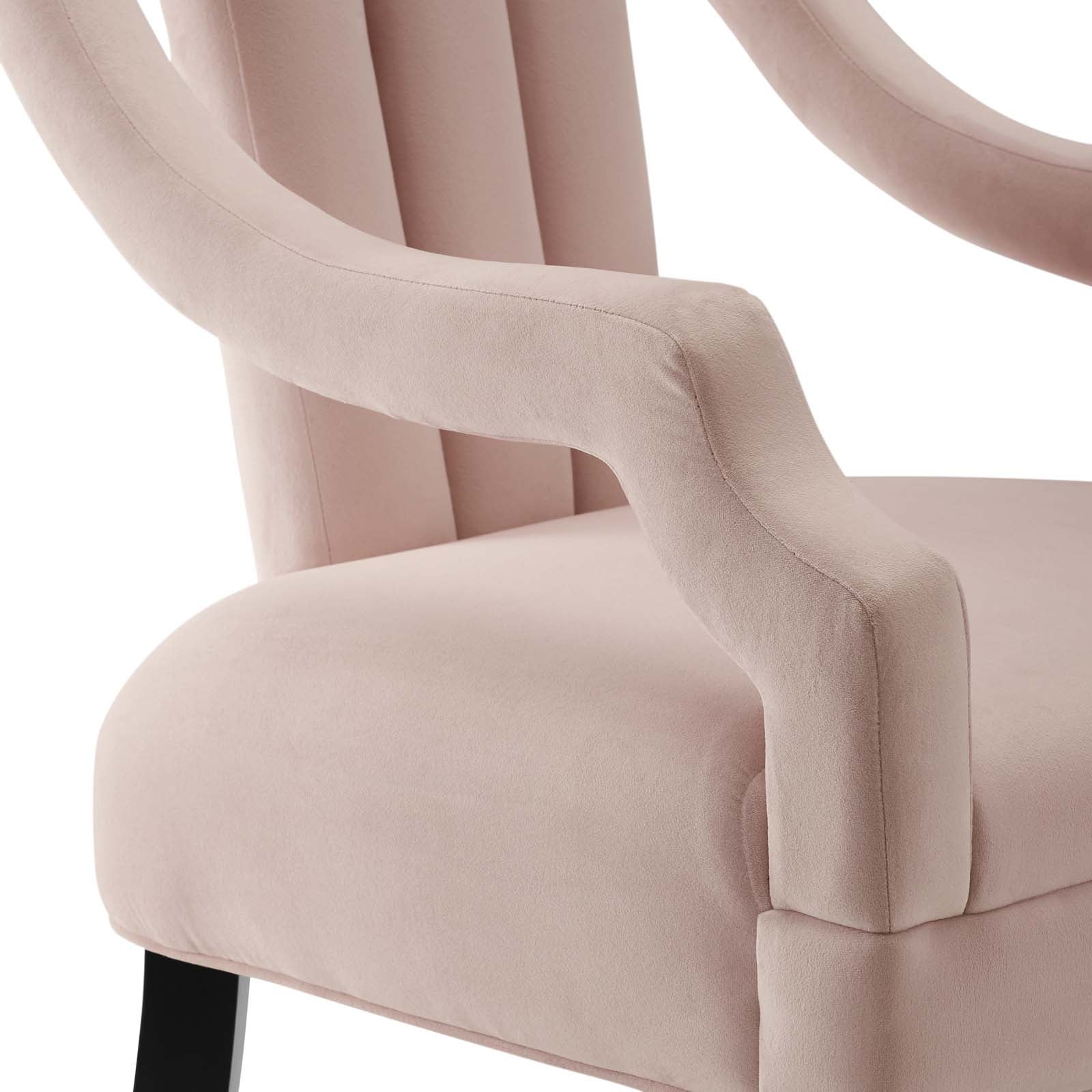 Modway Harken Performance Velvet Accent Chair | Accent Chairs | 
