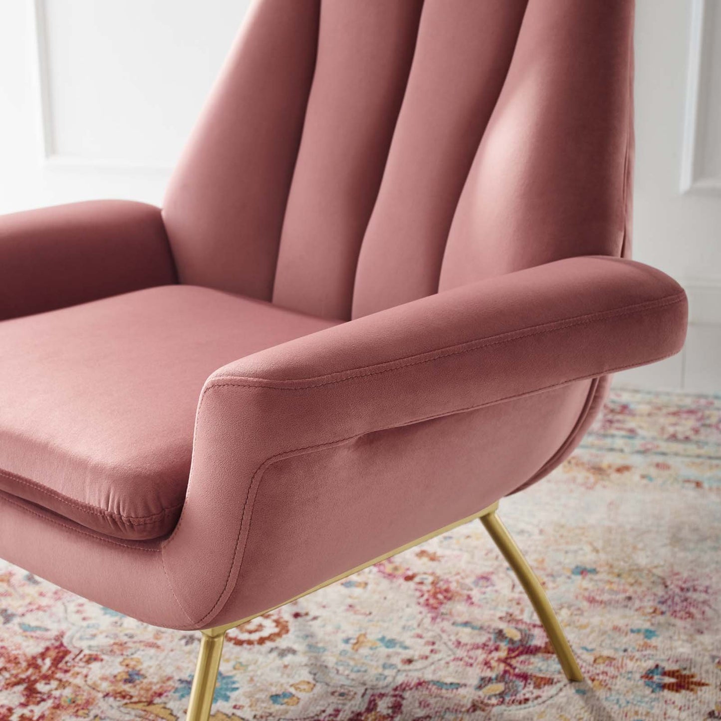 Modway Summit Accent Performance Velvet Armchair
