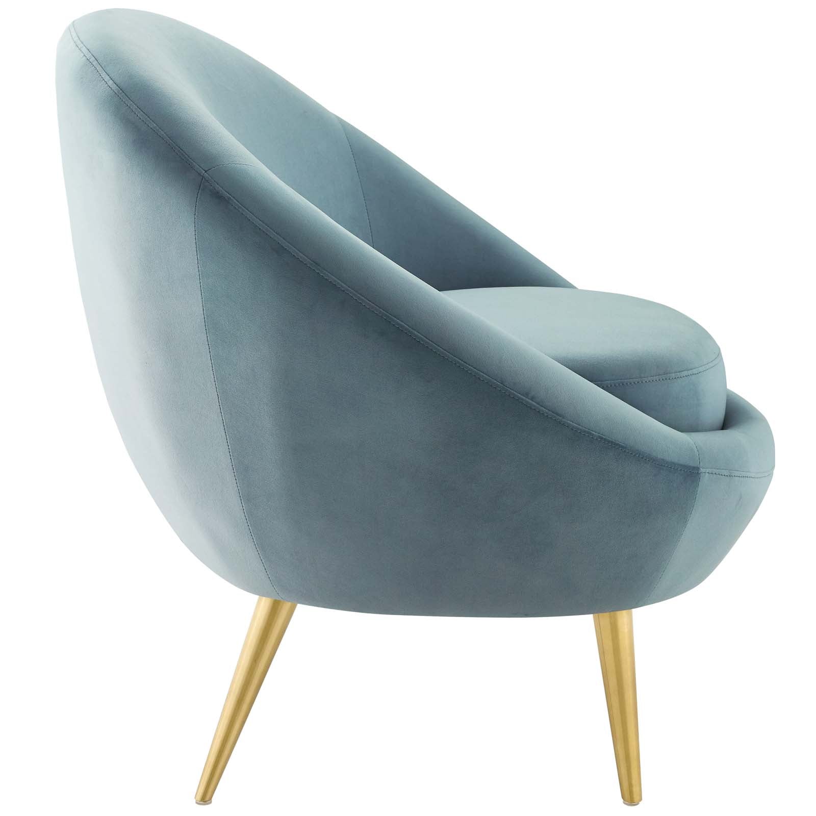 Modway Circuit Performance Velvet Accent Chair | Accent Chairs | 