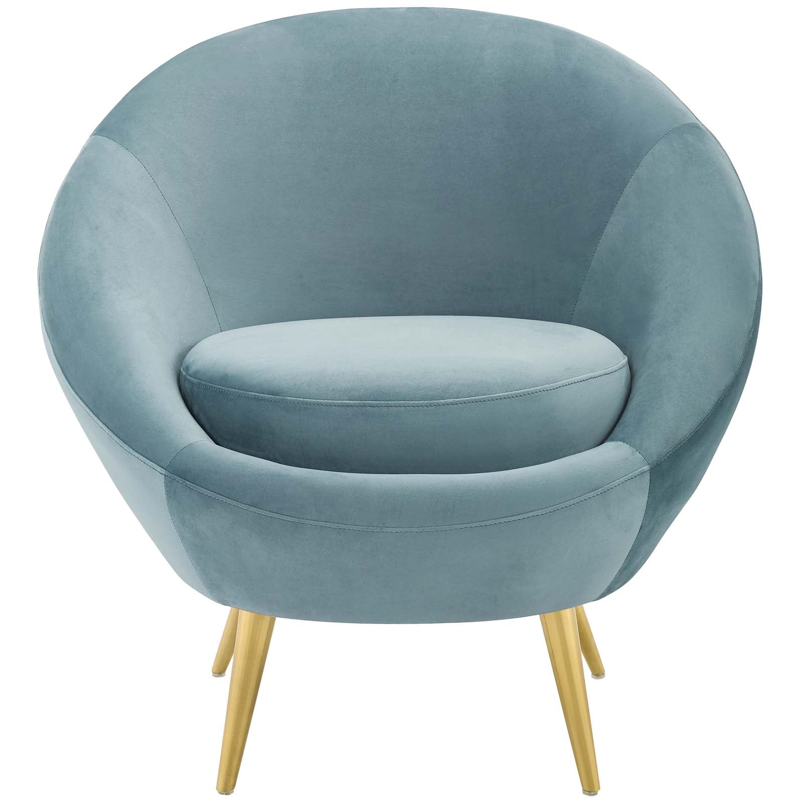 Modway Circuit Performance Velvet Accent Chair | Accent Chairs | 