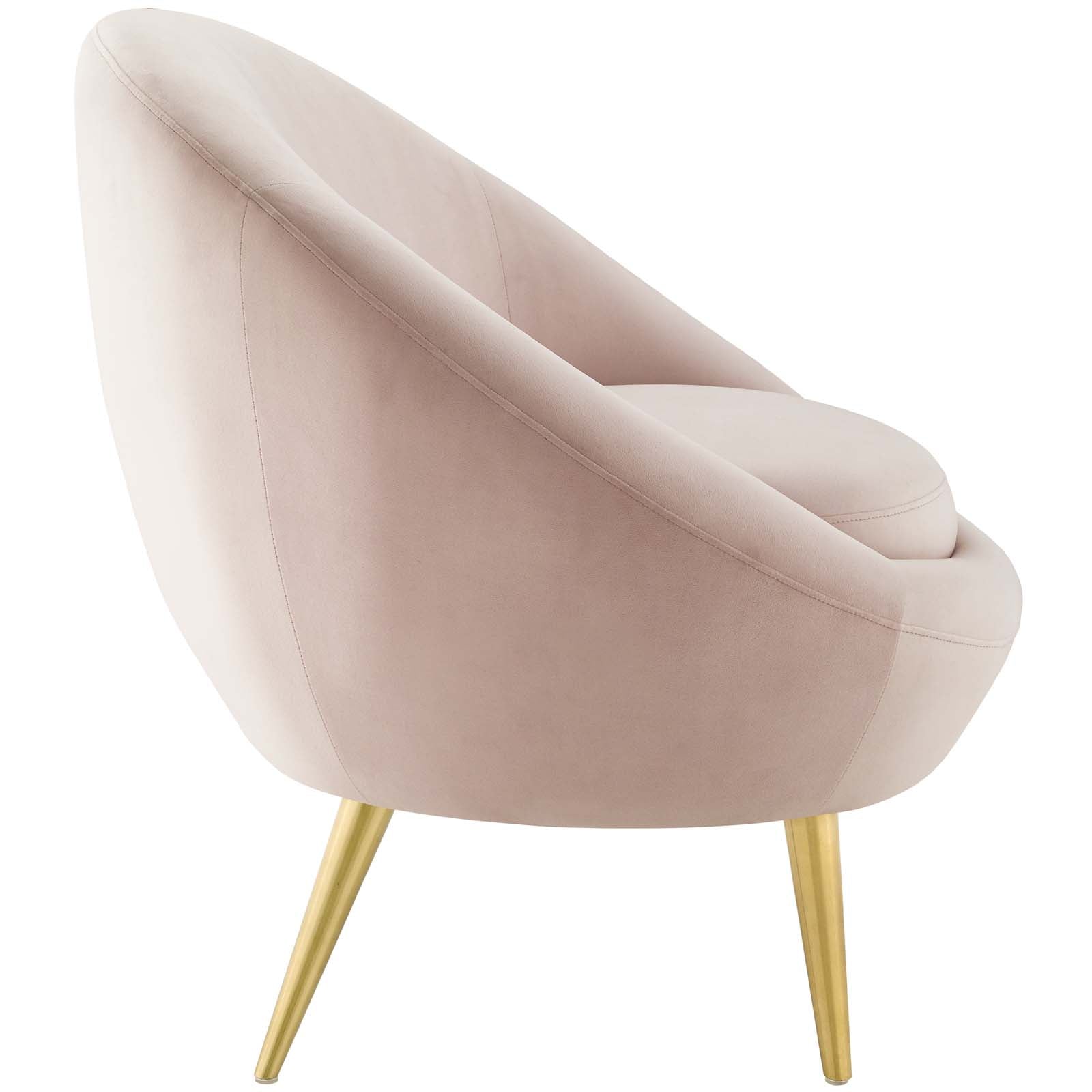 Modway Circuit Performance Velvet Accent Chair | Accent Chairs | 