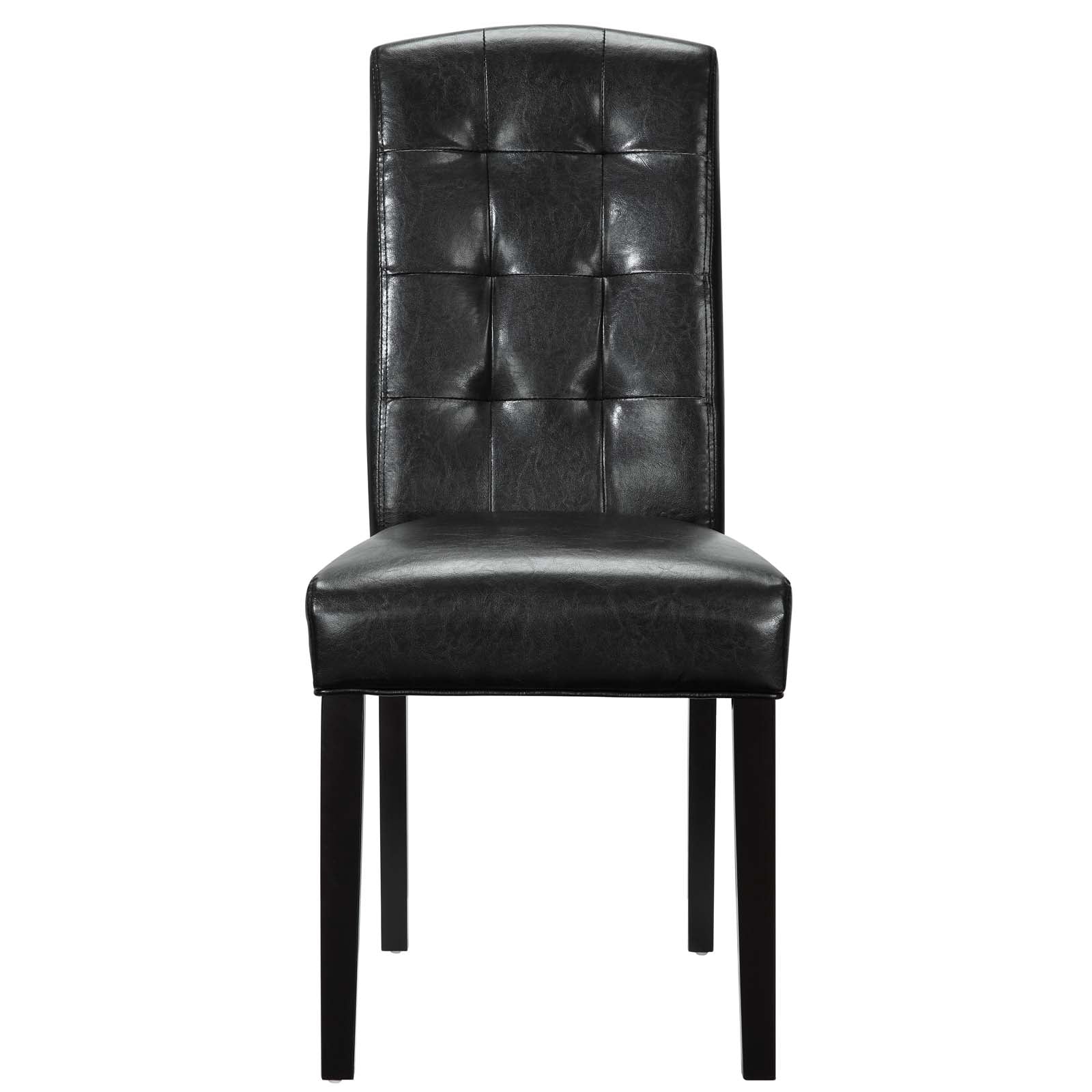 Modway Perdure Dining Chairs Vinyl Set of 4 | Dining Chairs | Modishstore-4