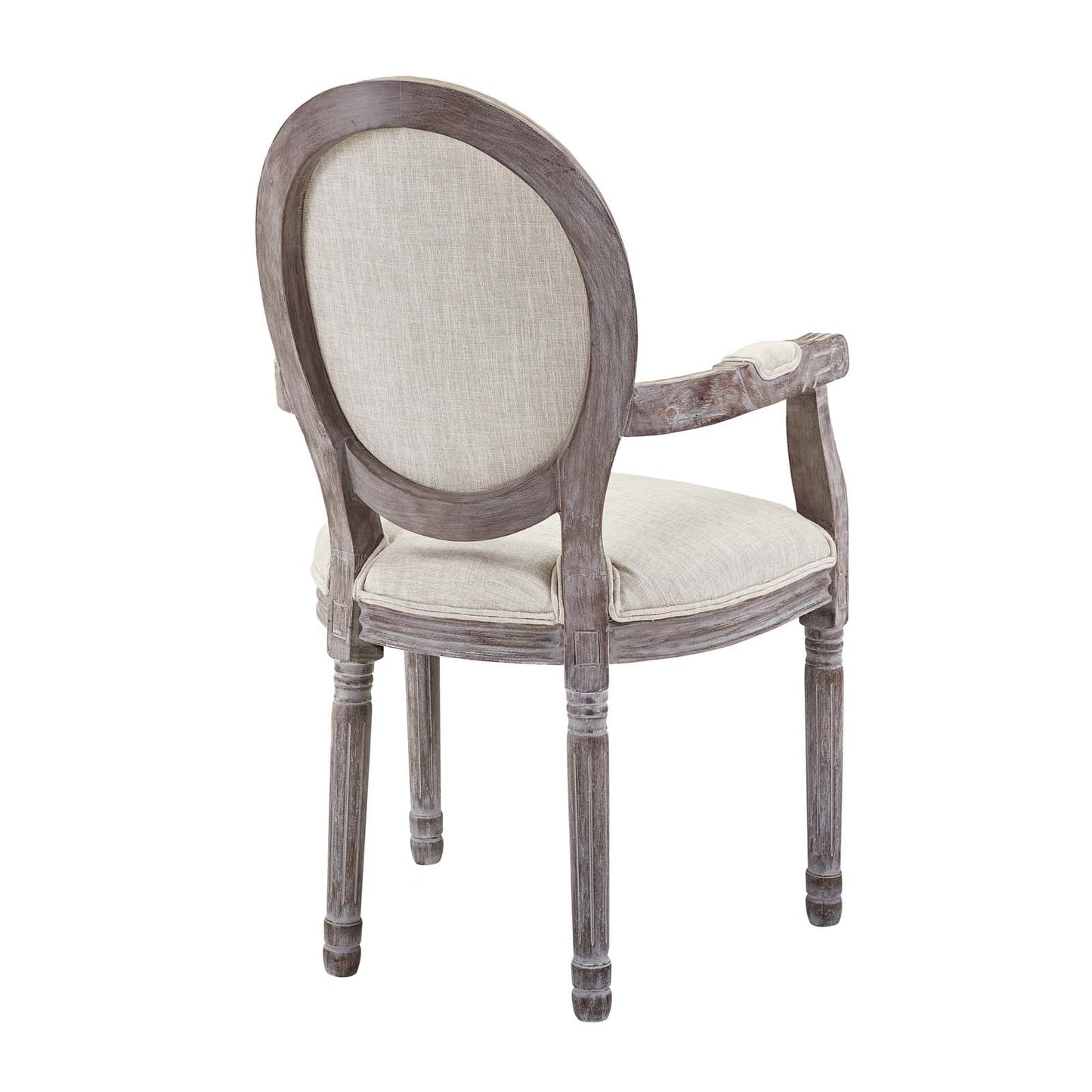 Modway Emanate Dining Armchair Upholstered Fabric Set of 2 | Dining Chairs | 