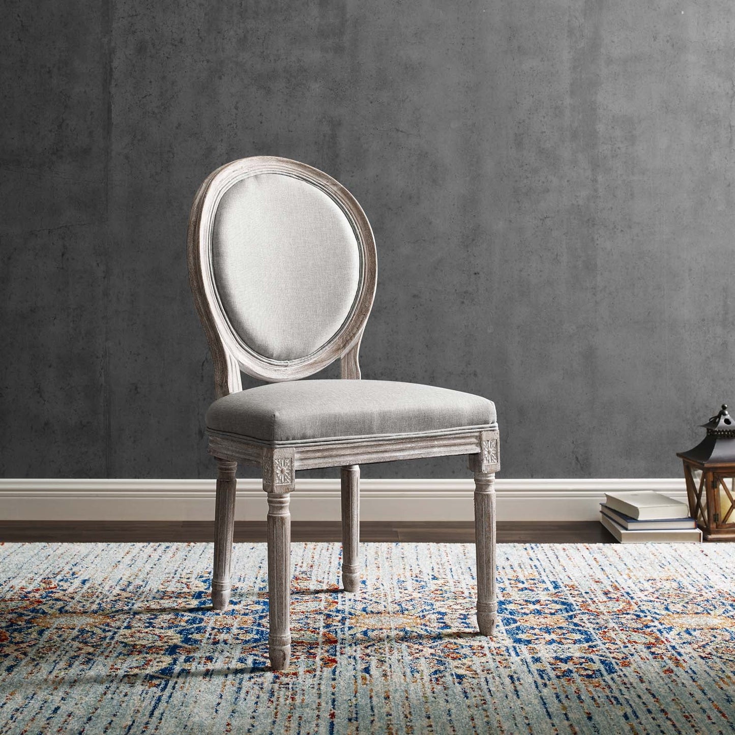 Modway Emanate Dining Side Chair Upholstered Fabric Set of 2 | Dining Chairs | 