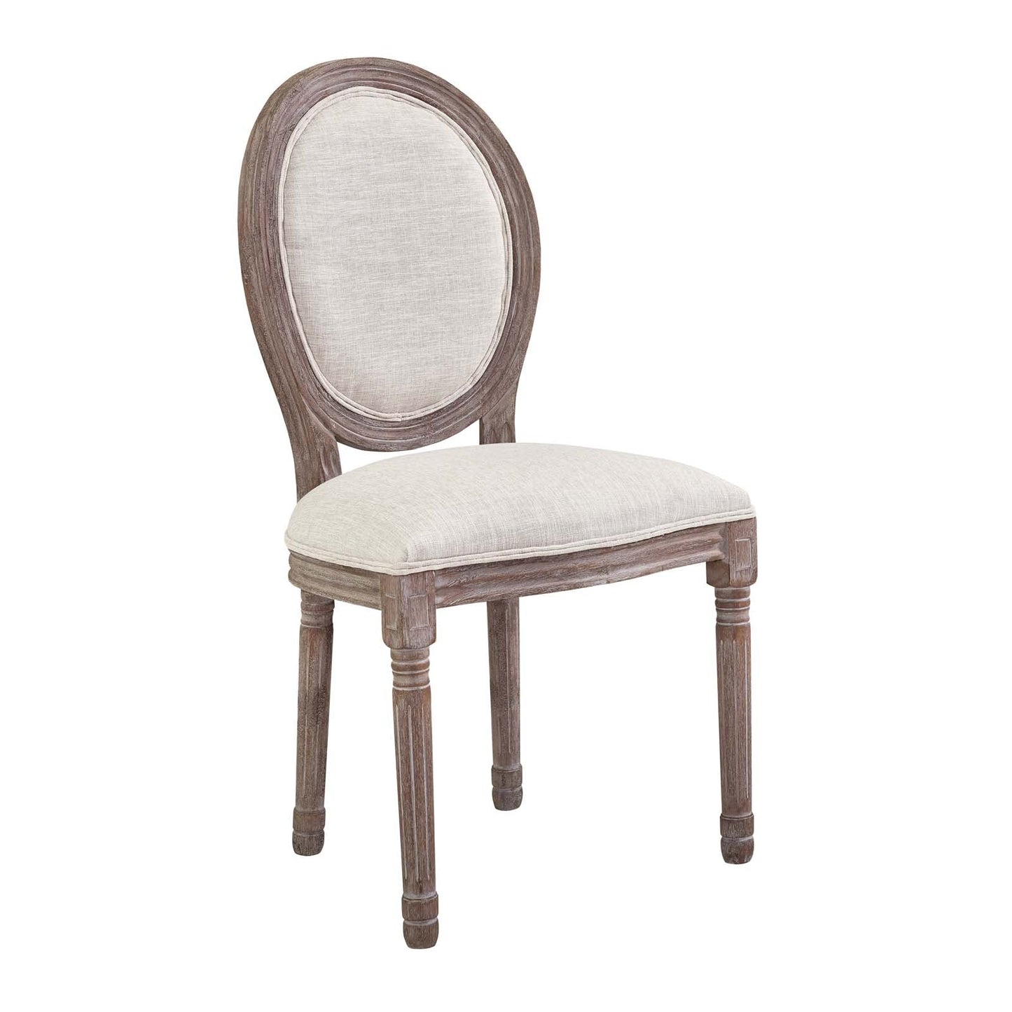 Modway Emanate Dining Side Chair Upholstered Fabric Set of 4 | Dining Chairs | 