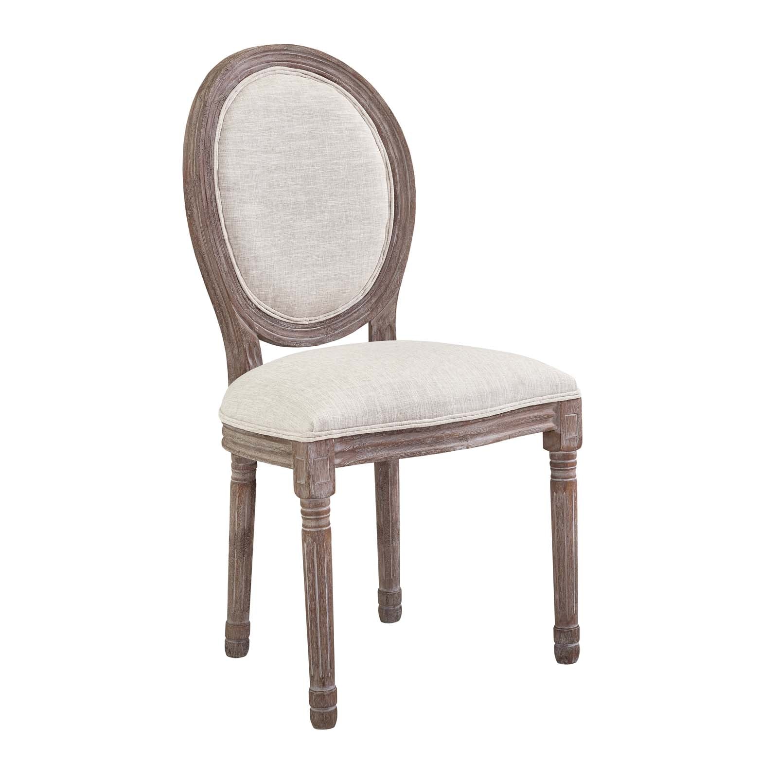 Modway Emanate Dining Side Chair Upholstered Fabric Set of 4 | Dining Chairs | 