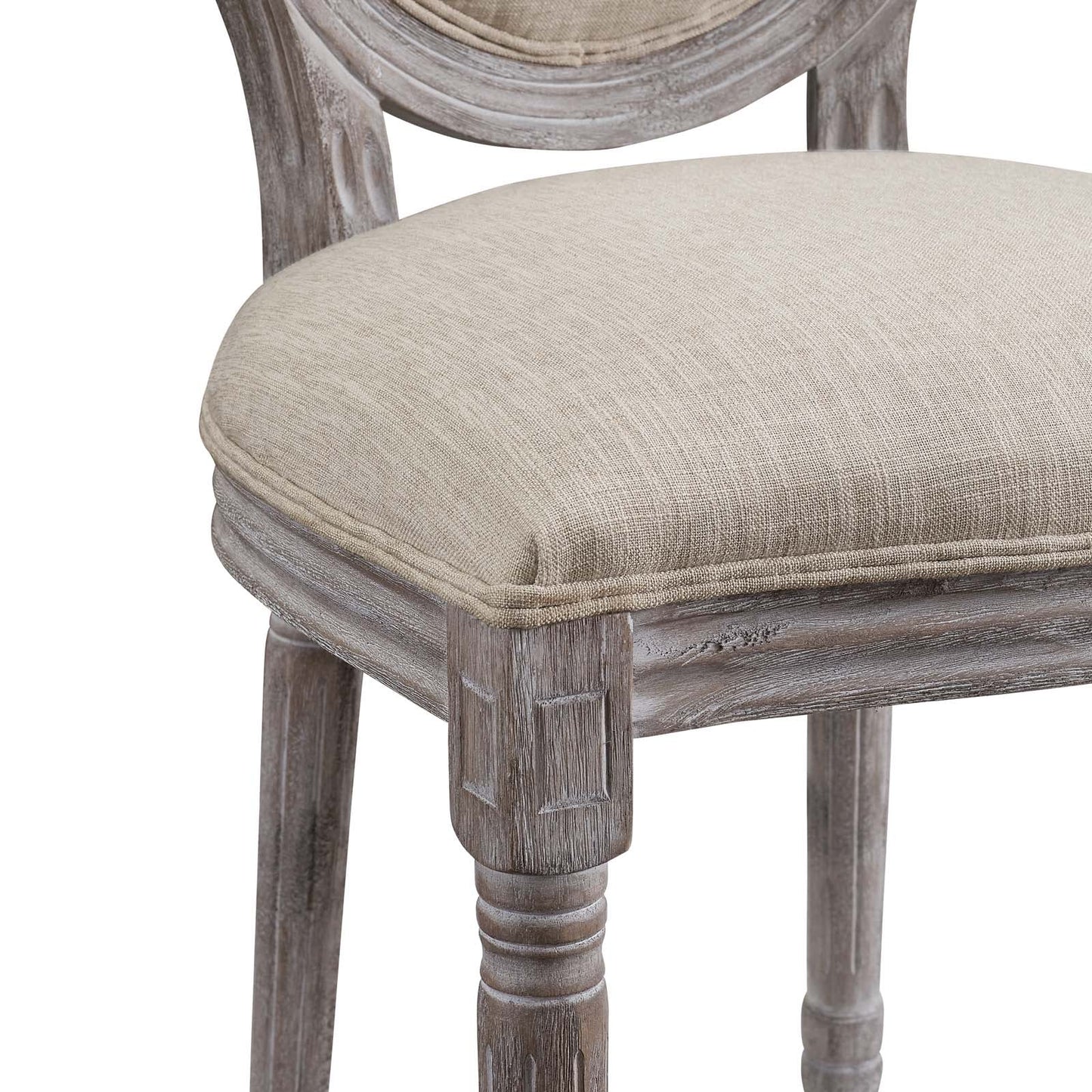 Modway Emanate Dining Side Chair Upholstered Fabric Set of 4 | Dining Chairs | 
