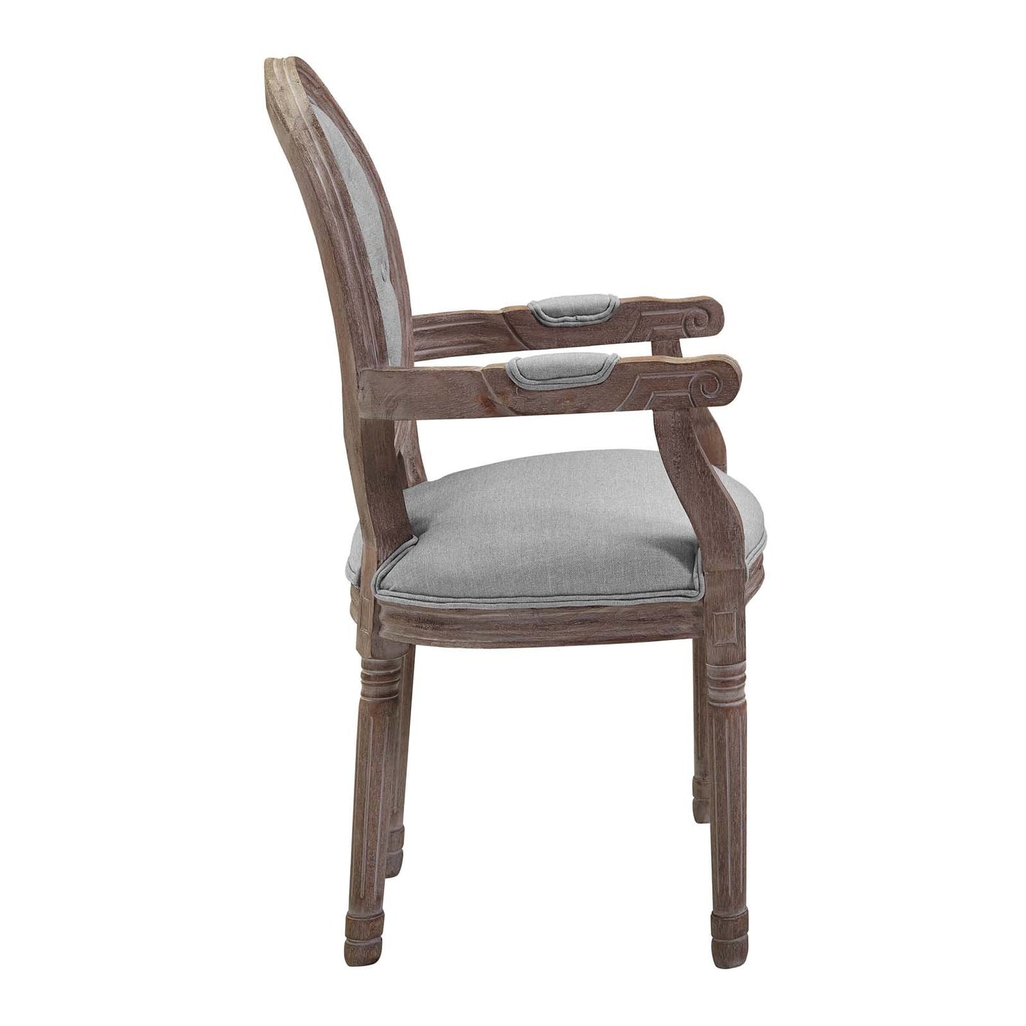 Modway Arise Dining Armchair Upholstered Fabric Set of 4