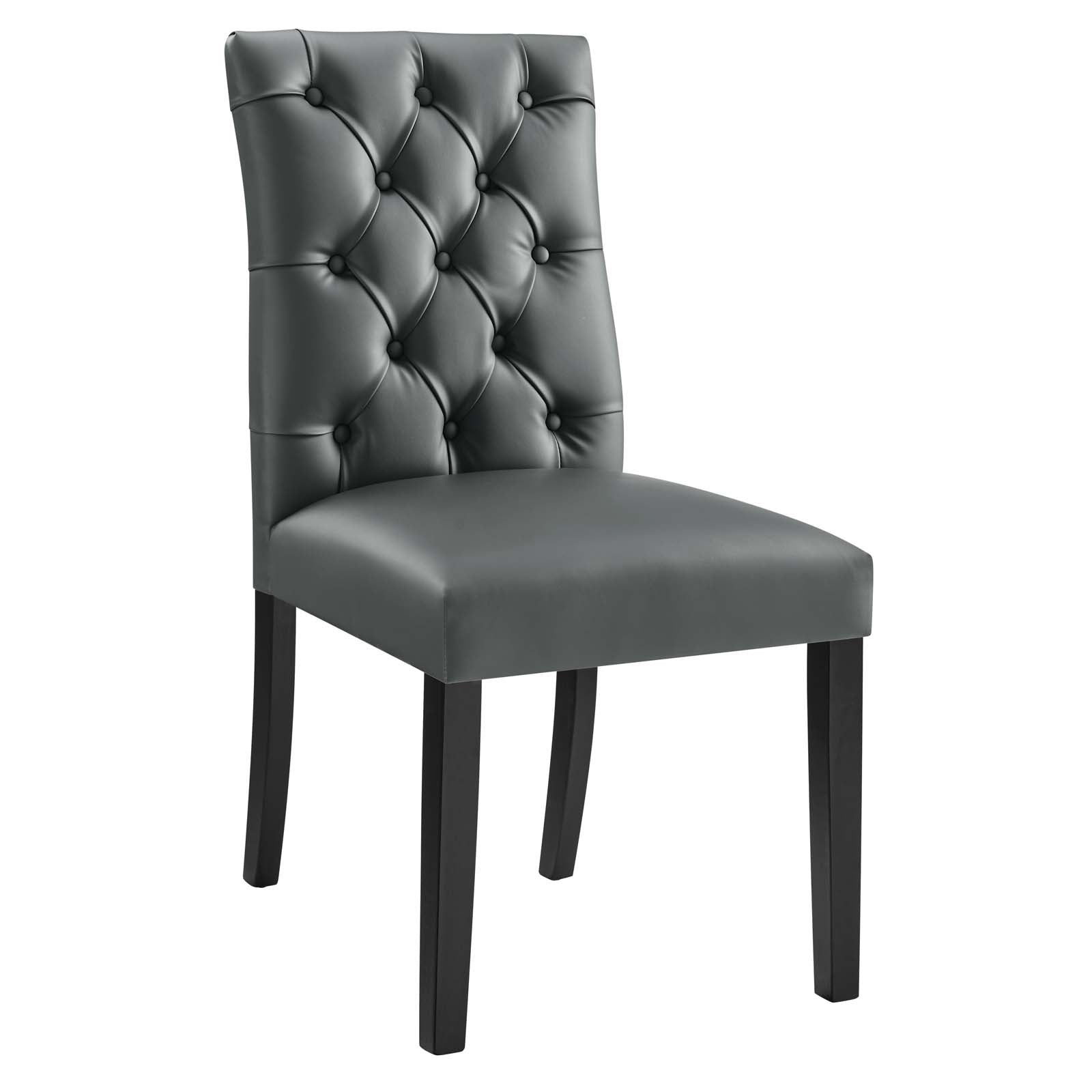 Modway Duchess Dining Chair Vinyl Set of 2 | Dining Chairs | 
