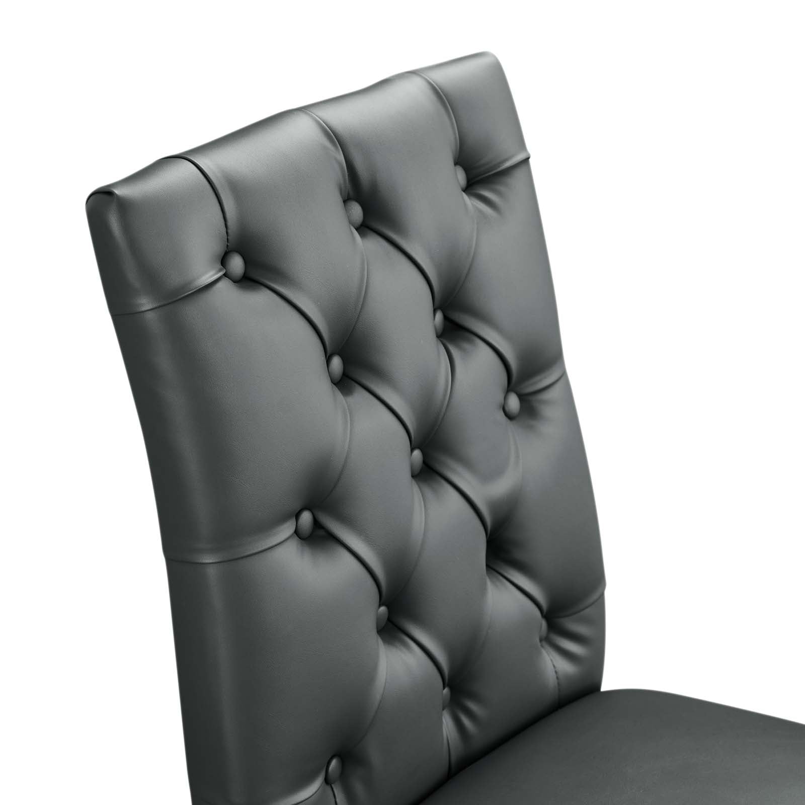 Modway Duchess Dining Chair Vinyl Set of 2 | Dining Chairs | 