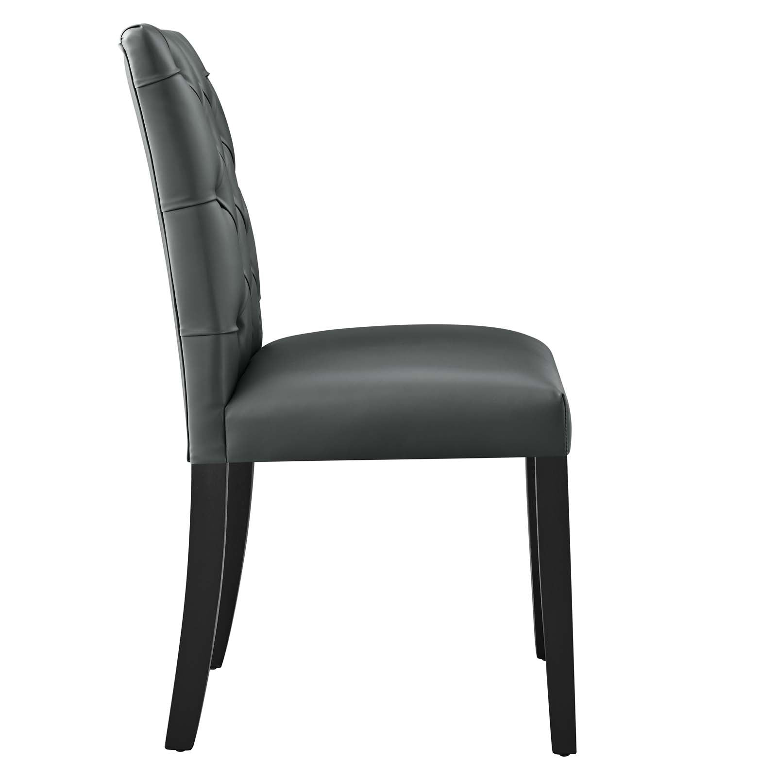 Modway Duchess Dining Chair Vinyl Set of 2 | Dining Chairs | 