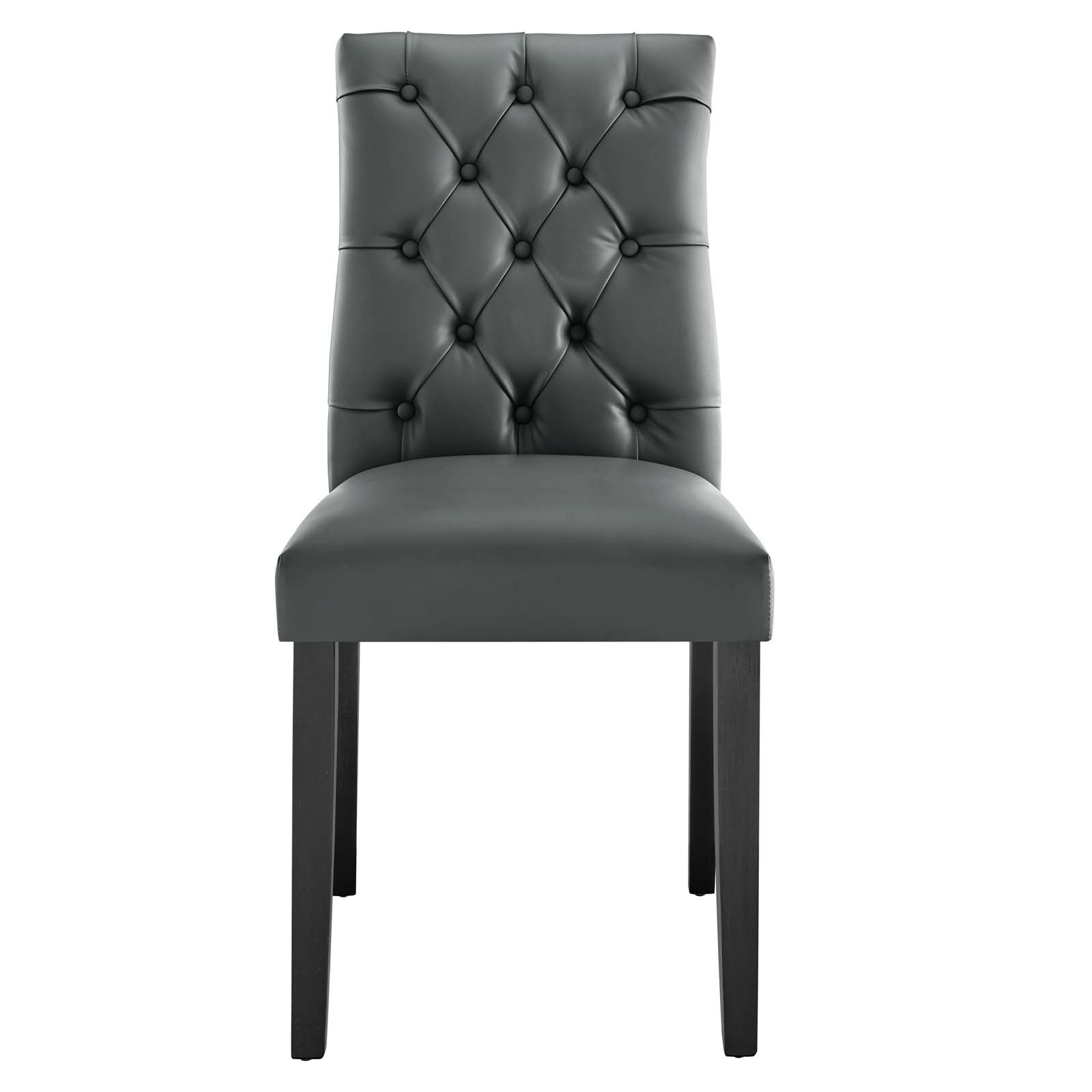 Modway Duchess Dining Chair Vinyl Set of 2 | Dining Chairs | 