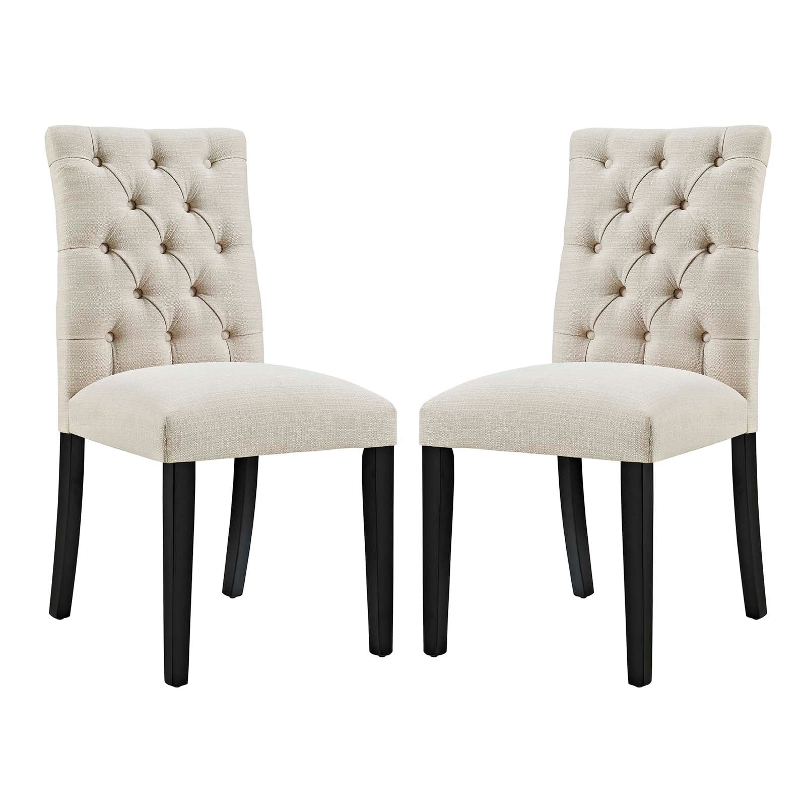 Modway Duchess Dining Chair Fabric Set of 2 | Dining Chairs | 