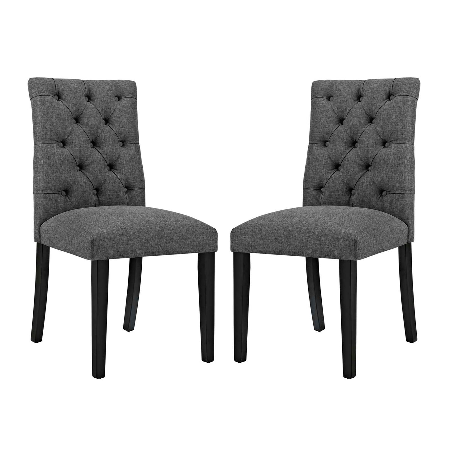 Modway Duchess Dining Chair Fabric Set of 2 | Dining Chairs | 