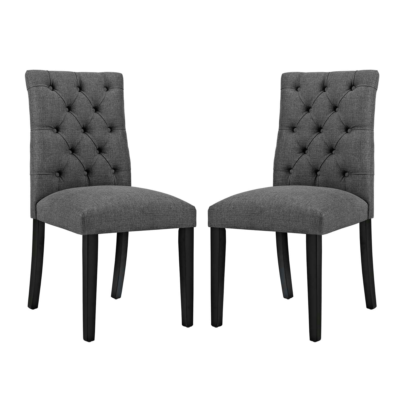 Modway Duchess Dining Chair Fabric Set of 2 | Dining Chairs | 
